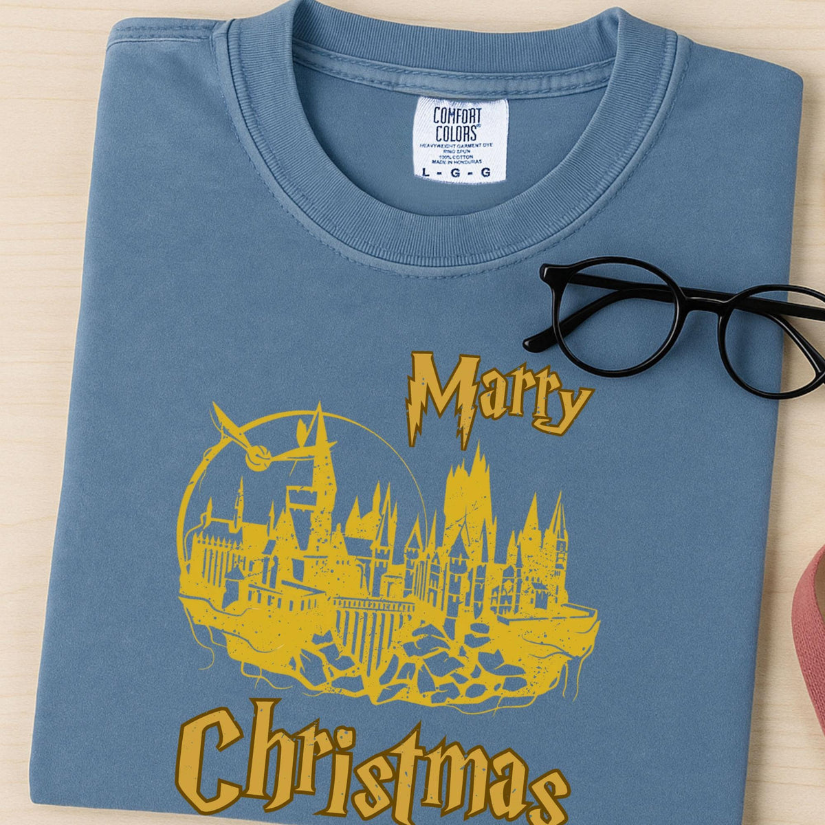 Comfort Colors Wizard Castle Shirt, Wizard School Shirt, Magical Castle Shirt, Wizard Castle Shirt, Magic Shirt, Magic Lover T-Shirt