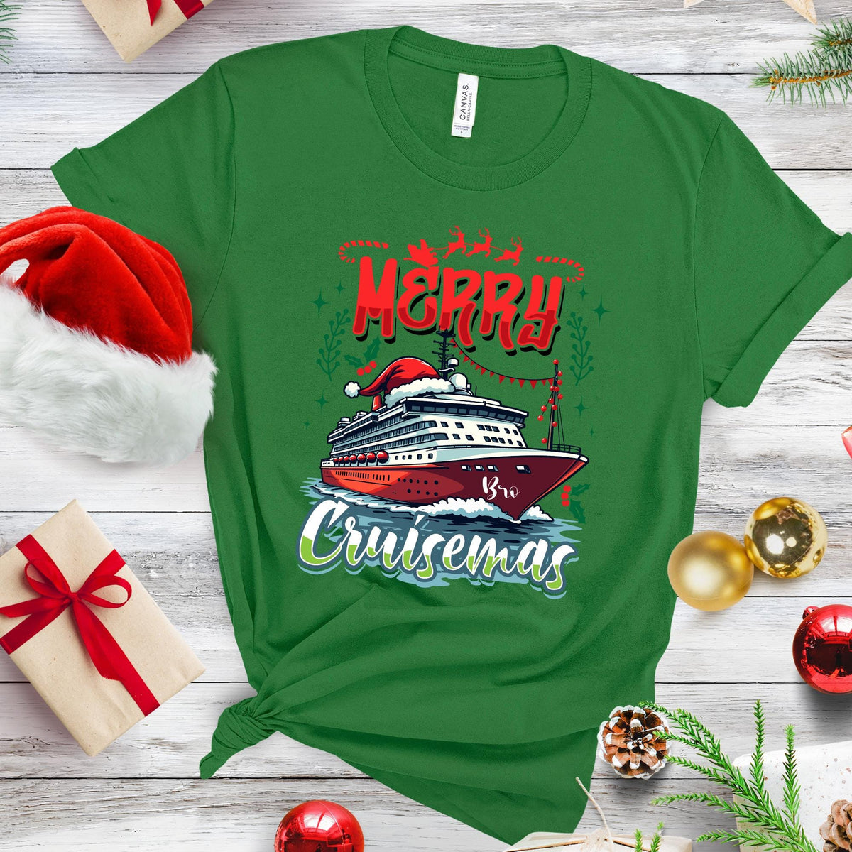 Personalized Merry Cruisemas Shirt Xmas Family Vacation Tee