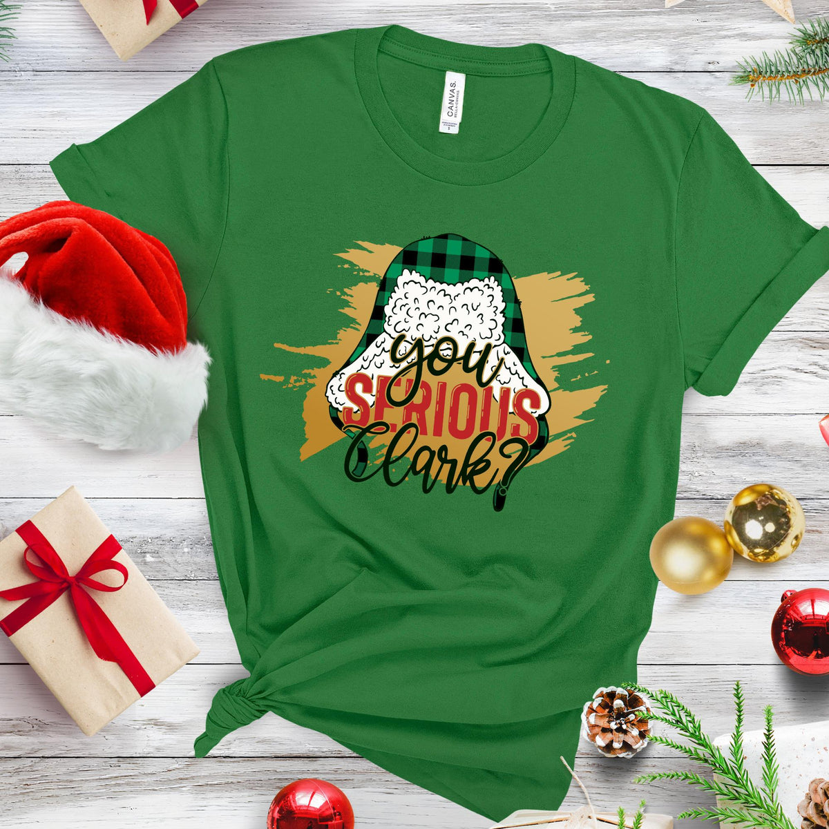 You Serious Clark Shirt, Christmas Family Tee, Vintage Movie Outfit