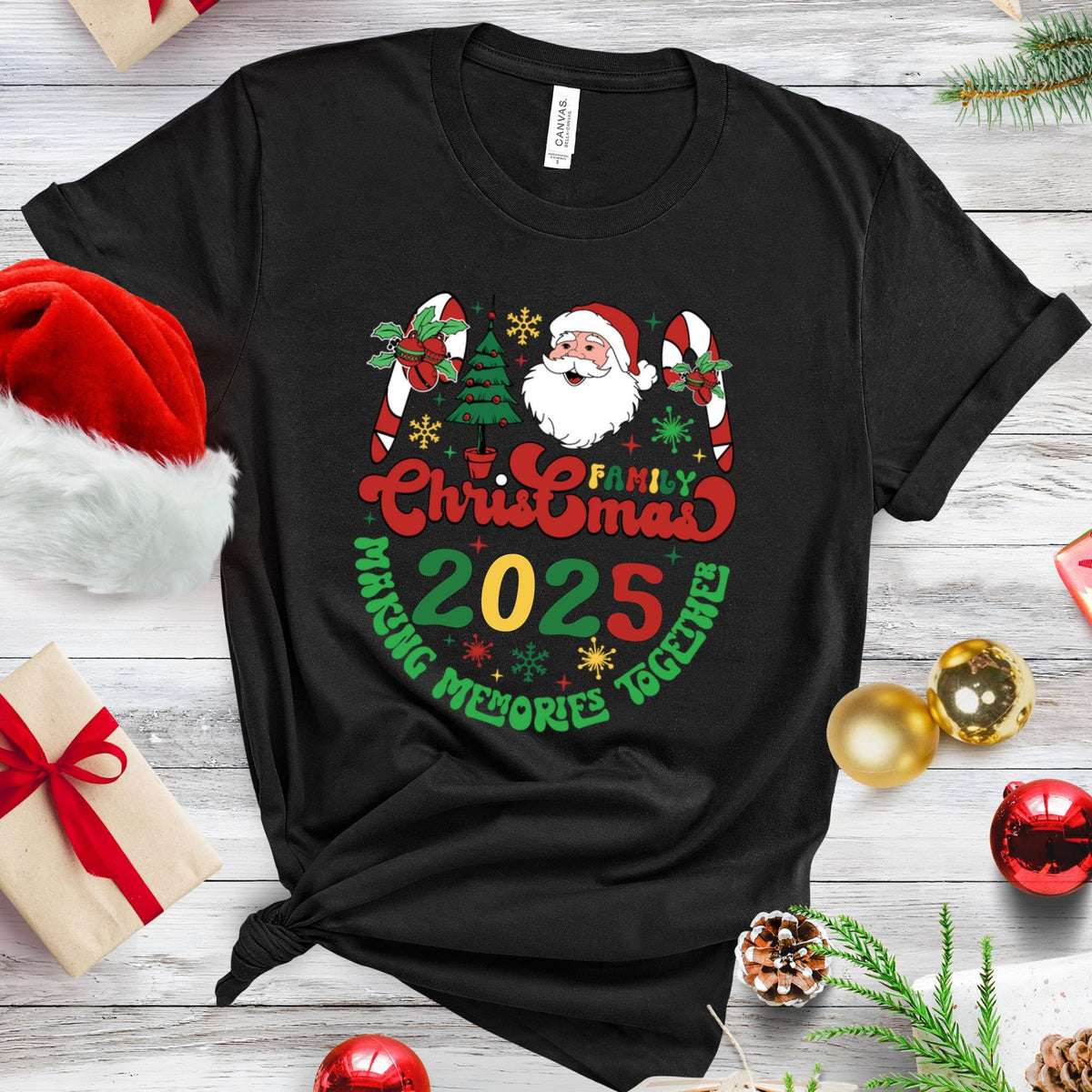 Family Christmas 2025 Shirt, Making Memories Together Tee, Xmas Gift