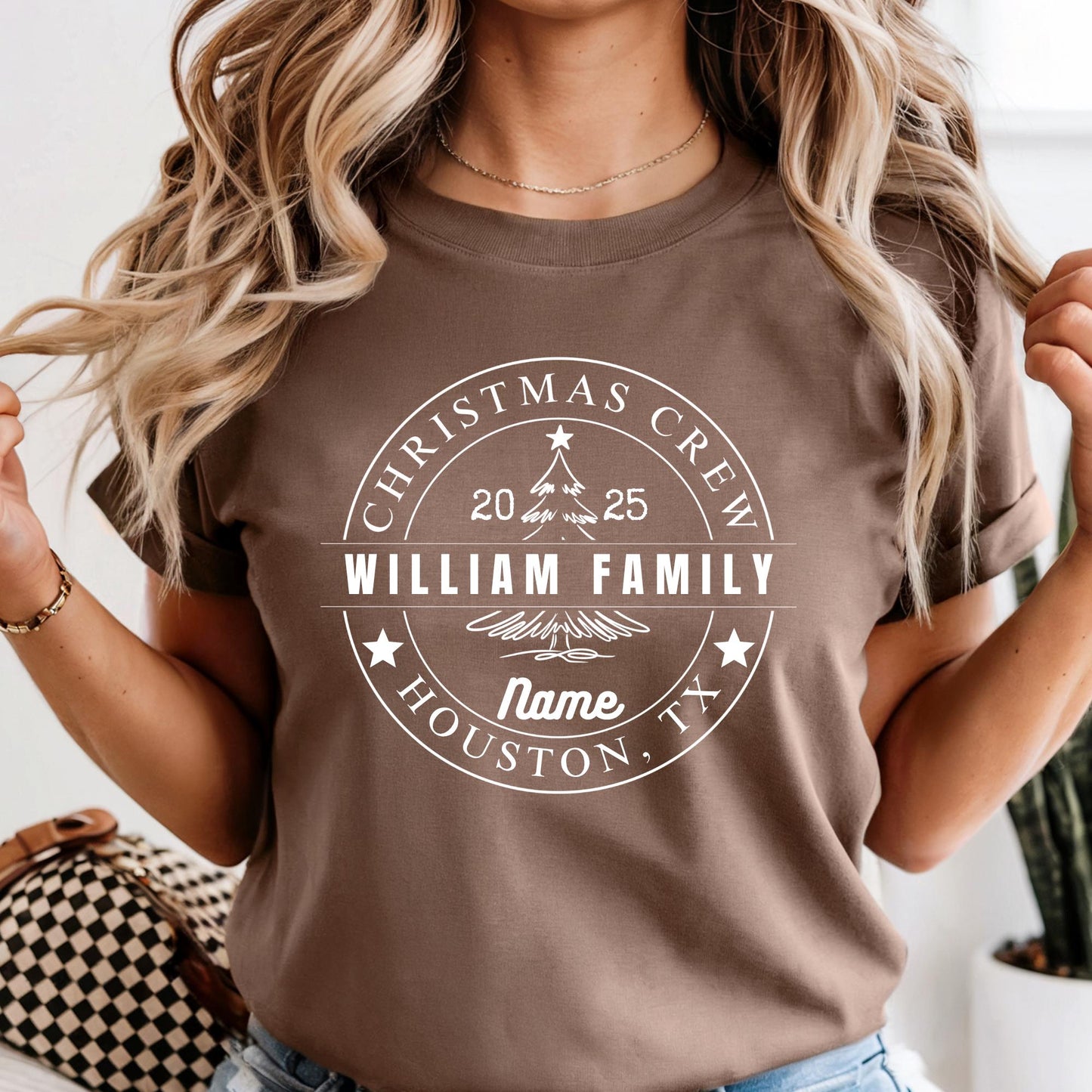 Comfort Colors Christmas Crew Shirt: Personalized Family Reunion Tee Xmas Gift