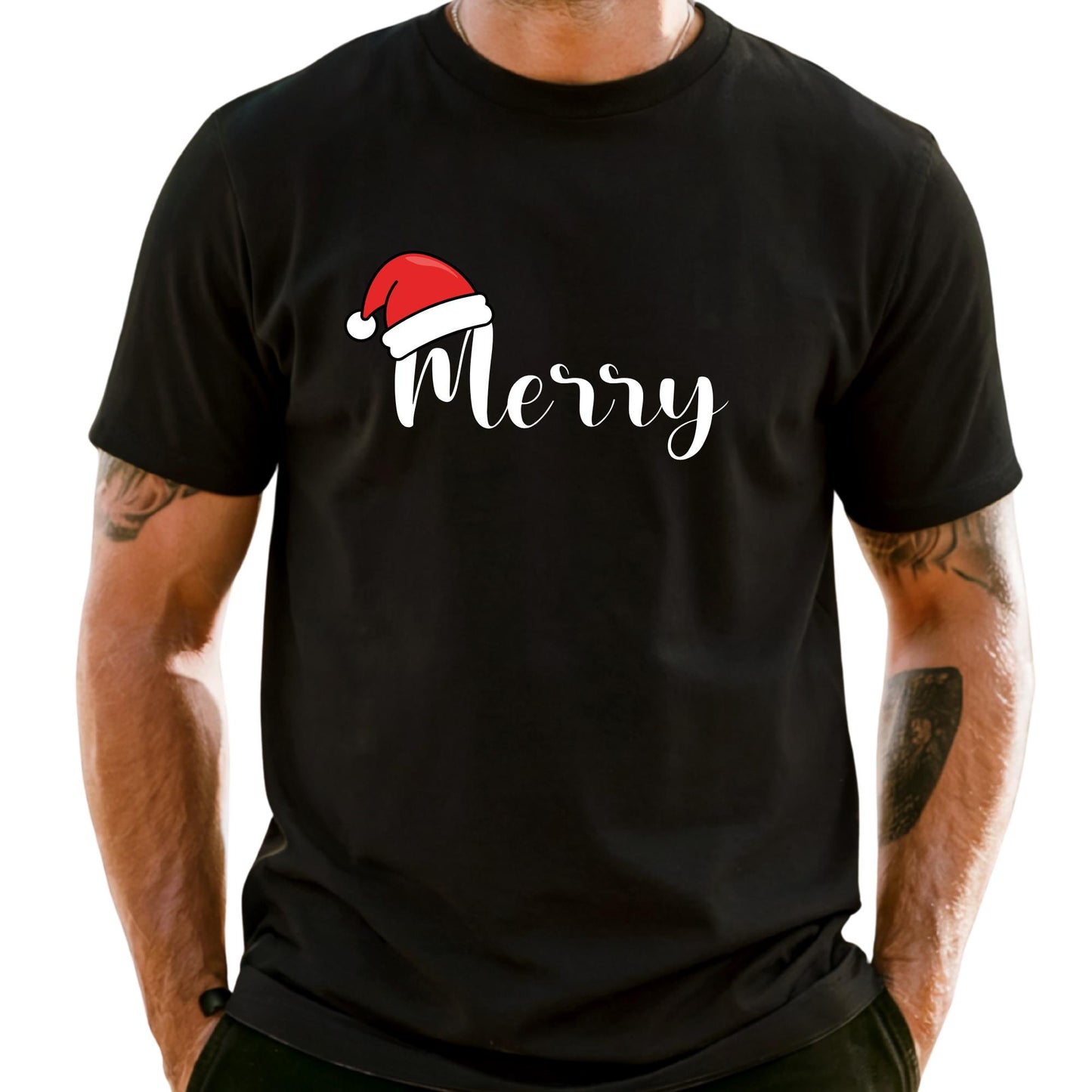 Comfort Colors® Merry Christmas Shirt: Gift For Couples Xmas Matching Tee