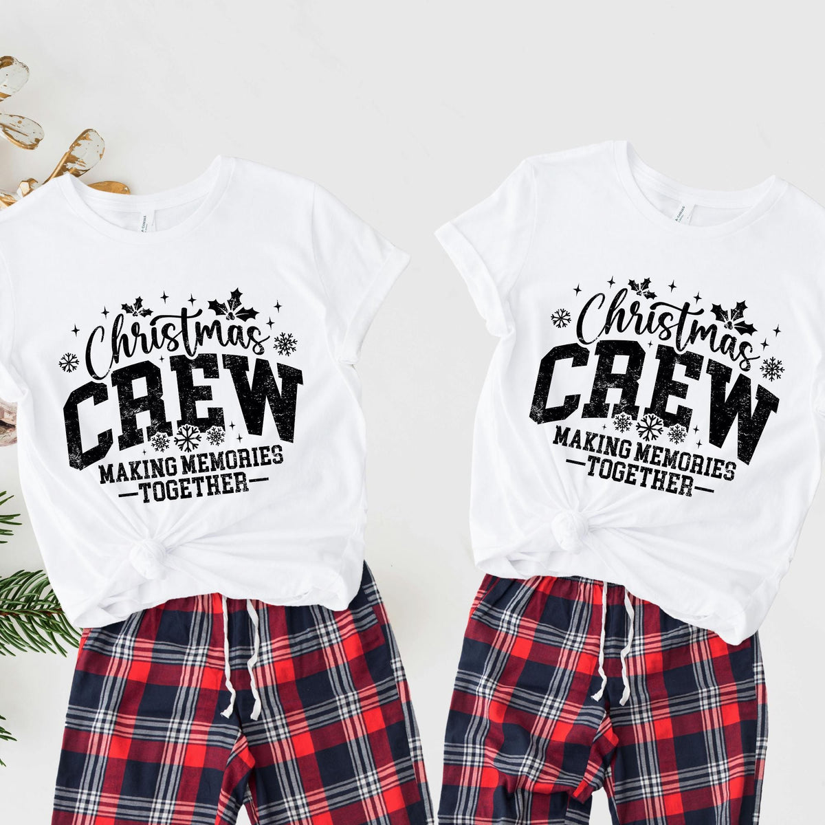 Christmas Crew Shirt, Family Matching Tee, Making Memories Together Outfit
