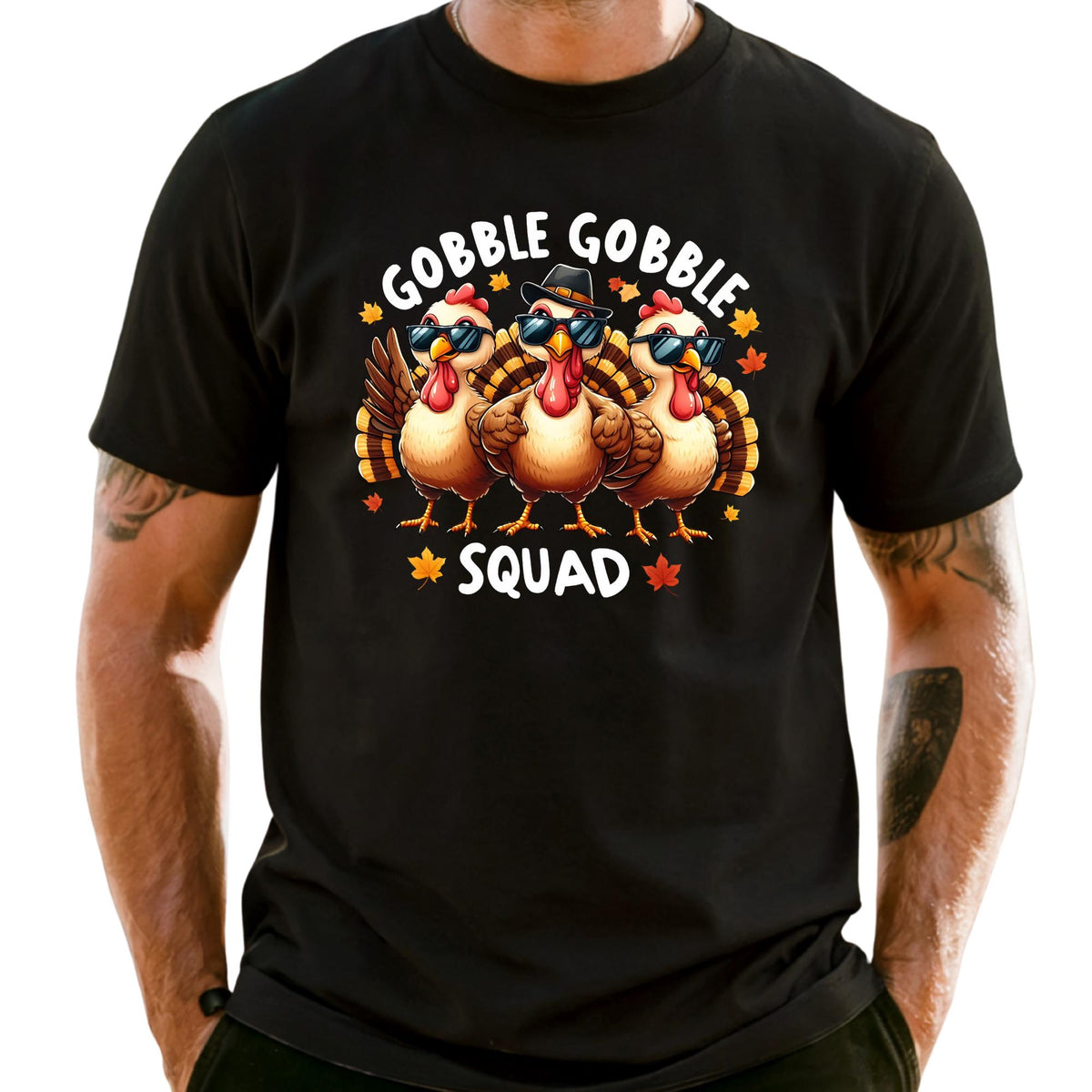 Comfort Colors® Gobble Squad Turkey Shirt Thanksgiving Gift Friendsgiving Tees