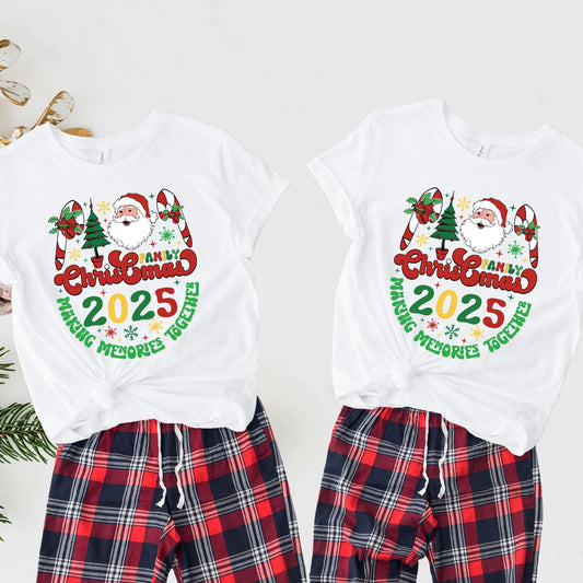 Family Christmas 2025 Shirt, Making Memories Together Tee, Xmas Gift