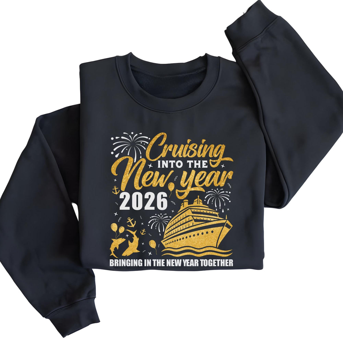New Year Crew 2026 Cruise Sweatshirt, Christmas Crew, Hello New Years Hoodie, Family Vacation Shirt