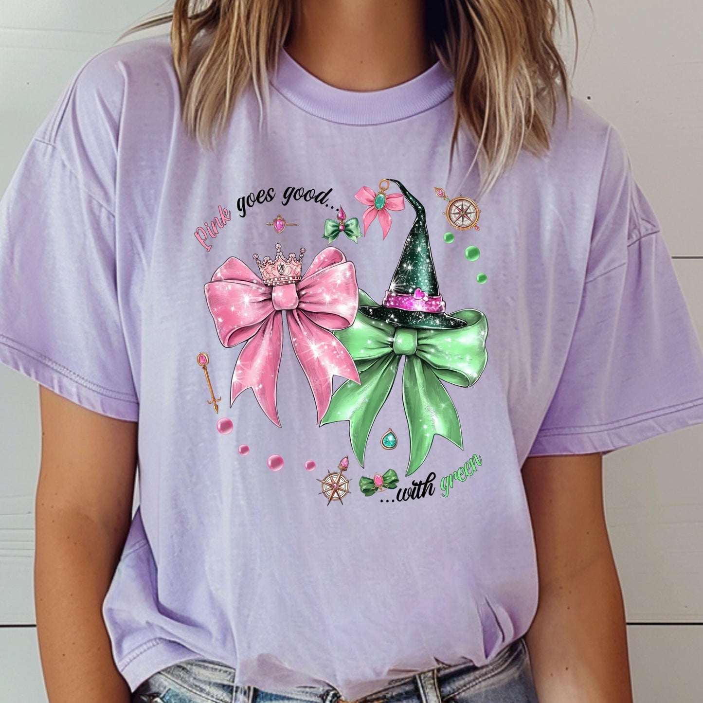 Comfort Colors® Wicked Bow Shirt, Wizard of Oz Magic Coquette Tee