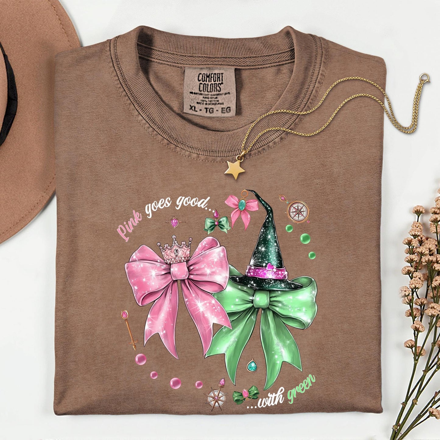 Comfort Colors® Wicked Bow Shirt, Wizard of Oz Magic Coquette Tee