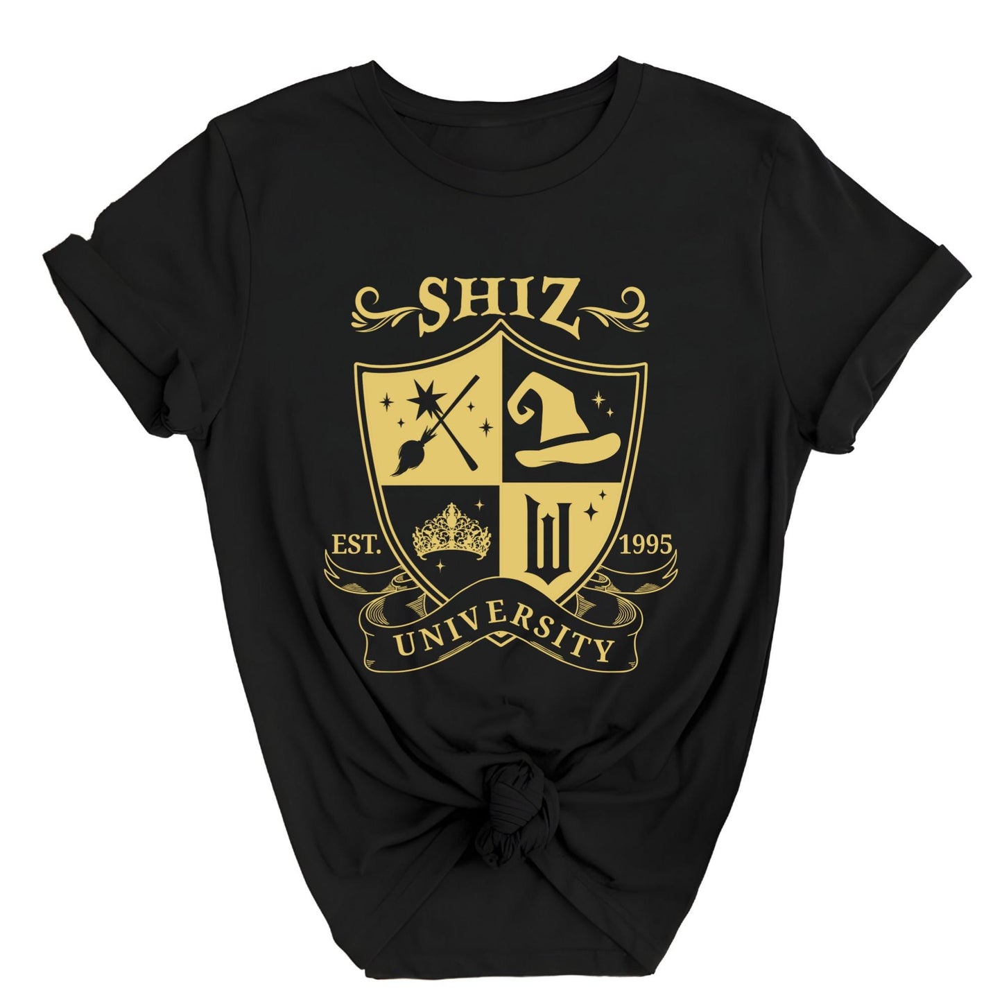 Shiz University Est 1995 Shirt, Defy Gravity Broomstick Magic Wand T-shirt, Wizard Tee