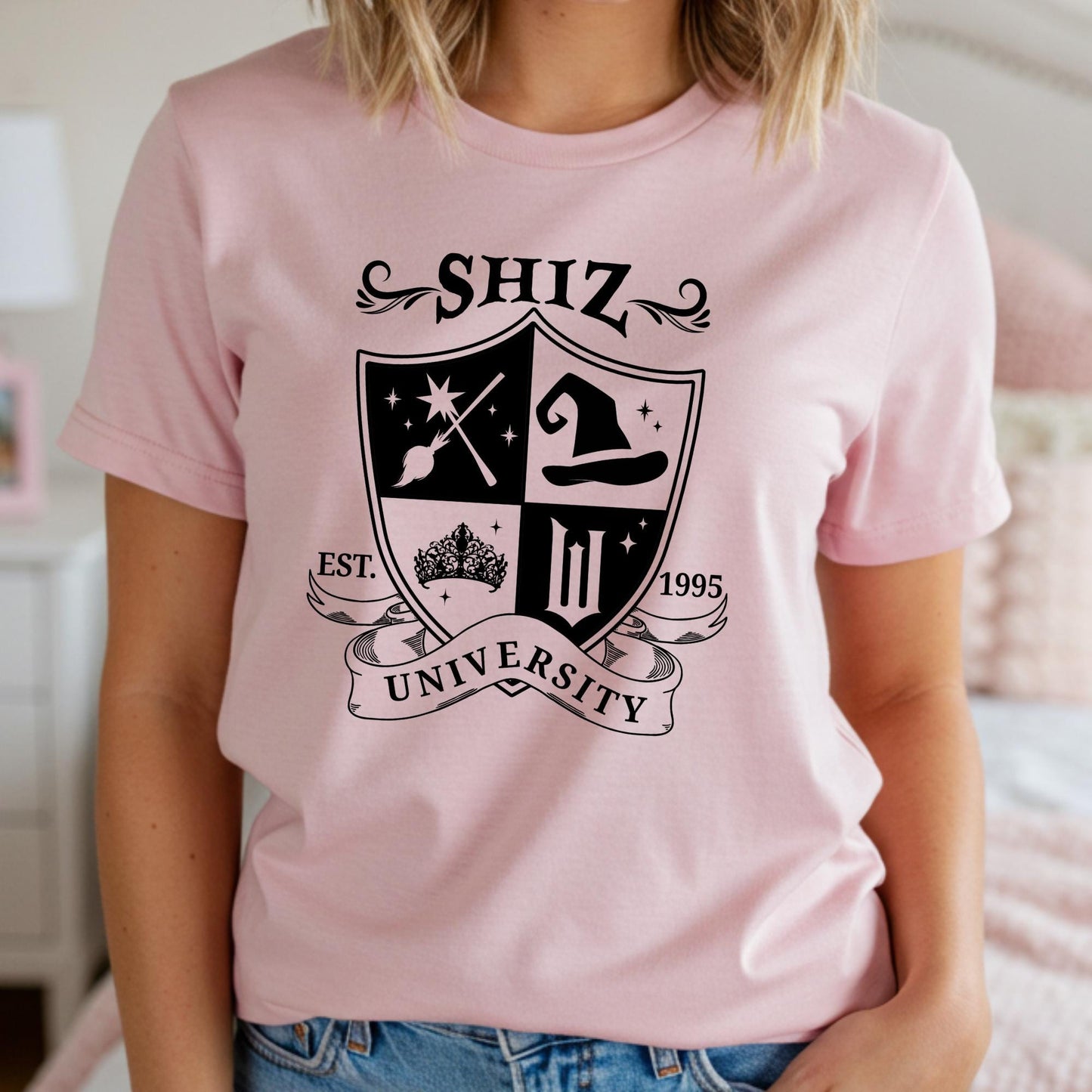 Shiz University Est 1995 Shirt, Defy Gravity Broomstick Magic Wand T-shirt, Wizard Tee