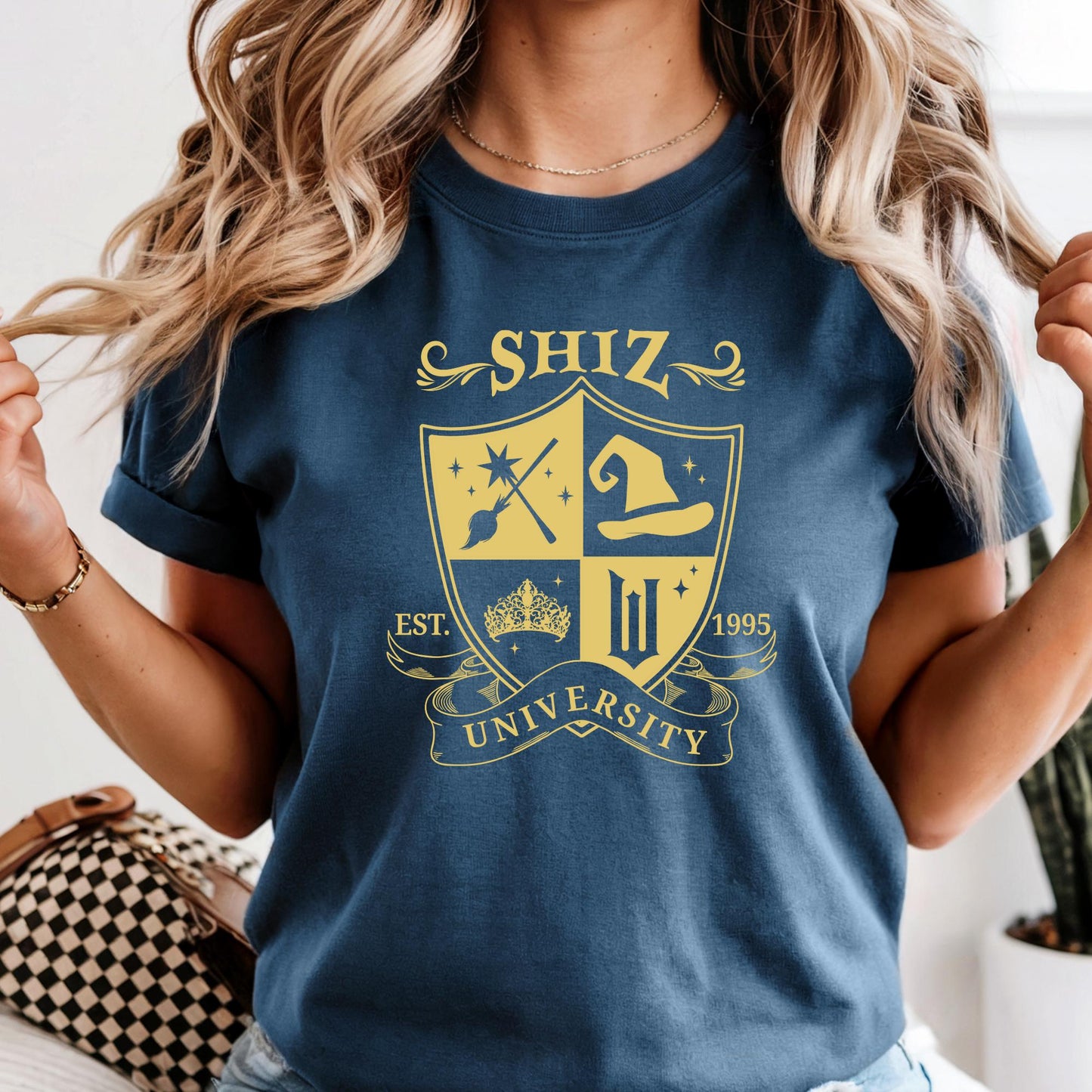 Comfort Colors® Shiz University Shirt, Defy Gravity Wizard Tee, Magic Wand Outfit