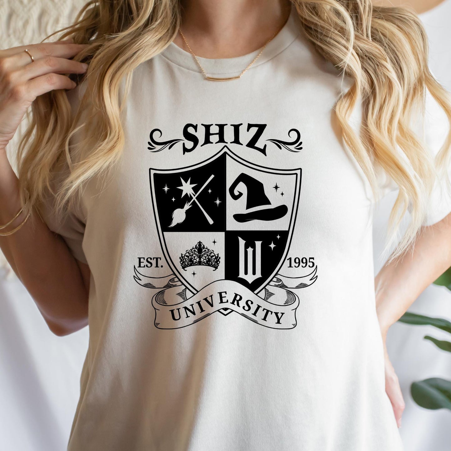 Comfort Colors® Shiz University Shirt, Defy Gravity Wizard Tee, Magic Wand Outfit