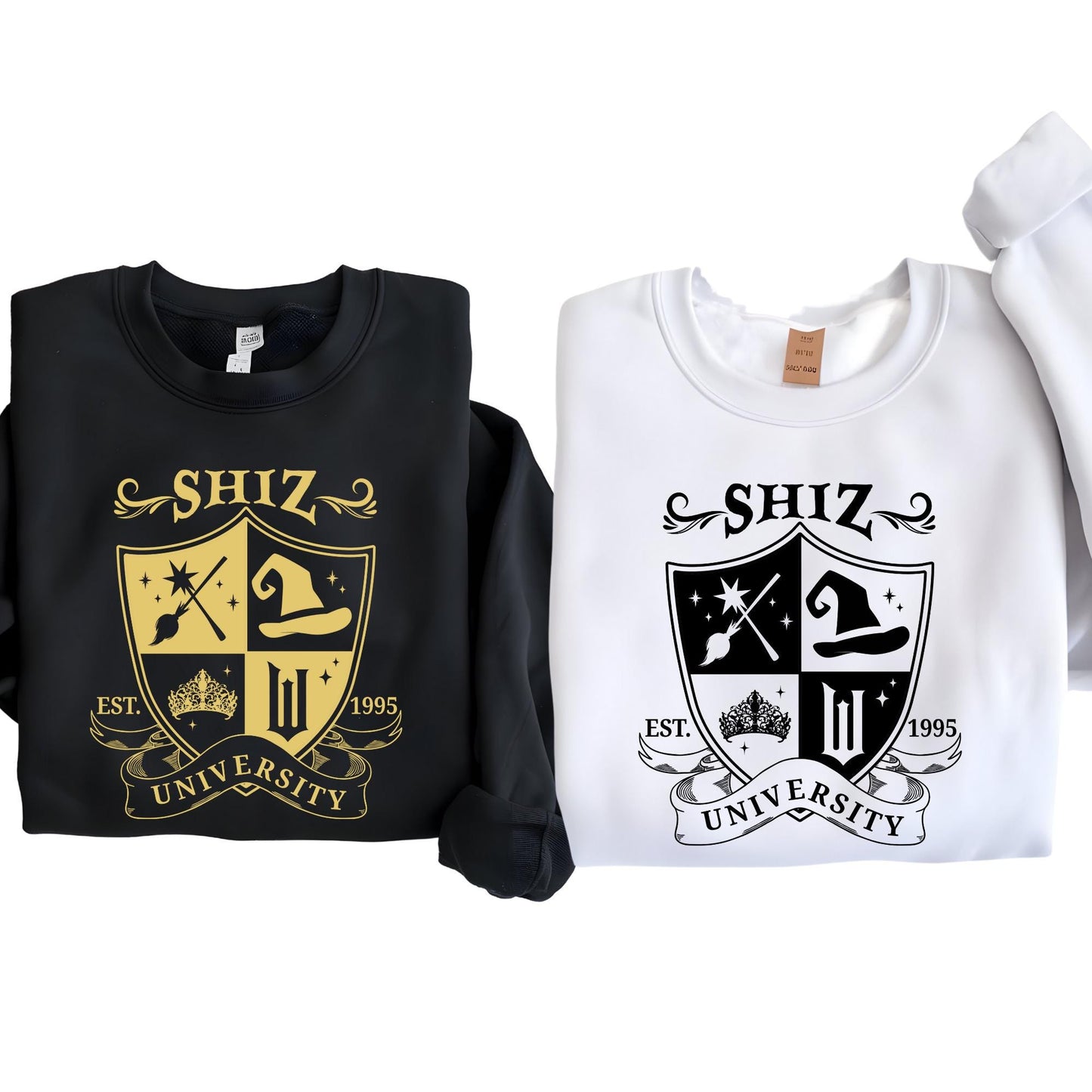 Shiz University Sweatshirt, Defy Gravity Broomstick Magic Wand Hoodie, Wizard Sweater