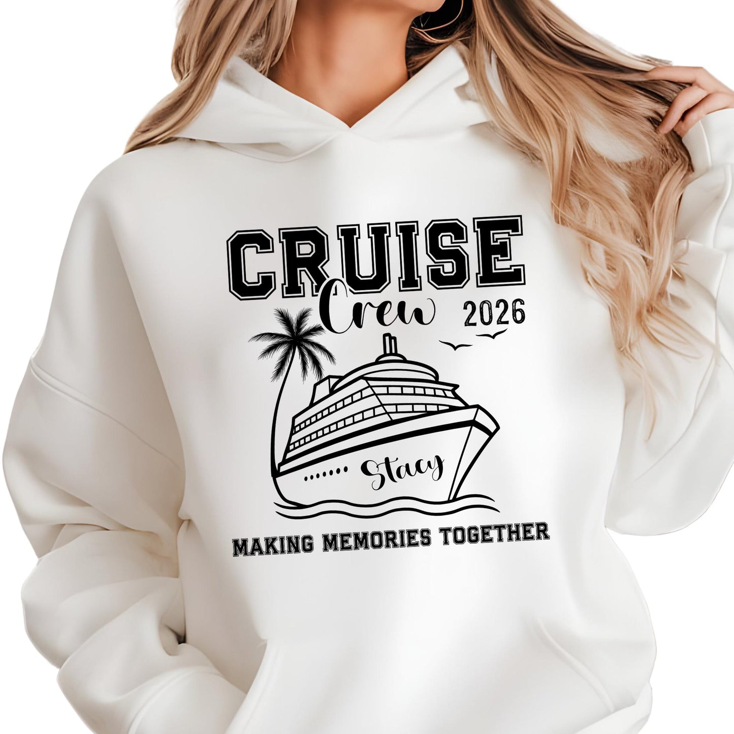 Cruise Crew Sweatshirt, Funny Cruise Sweat, Custom Family Cruise Hoodie, Matching Cruise Shirt