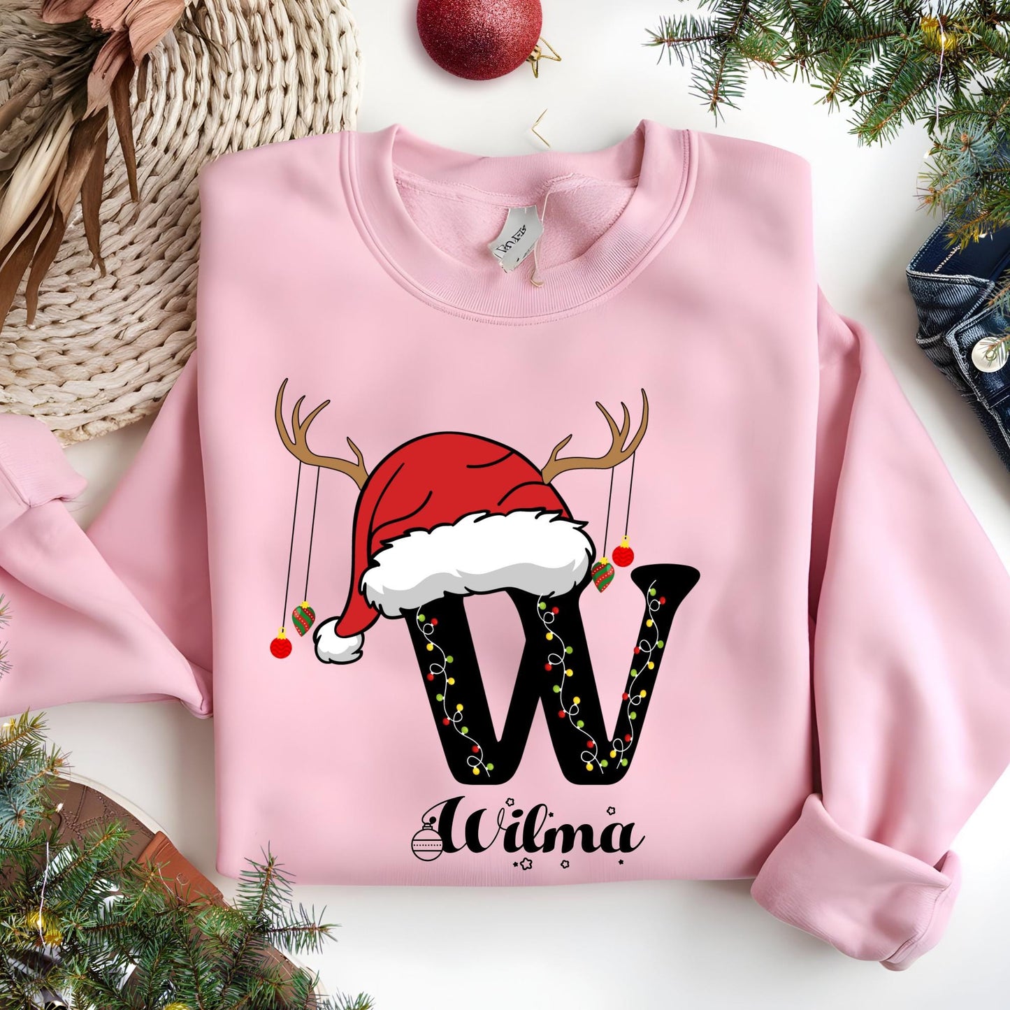 Custom Christmas Family Name 2025 Sweatshirt, Xmas Sweat, Christmas Matching Pajamas, Personalized Christmas Hoodie