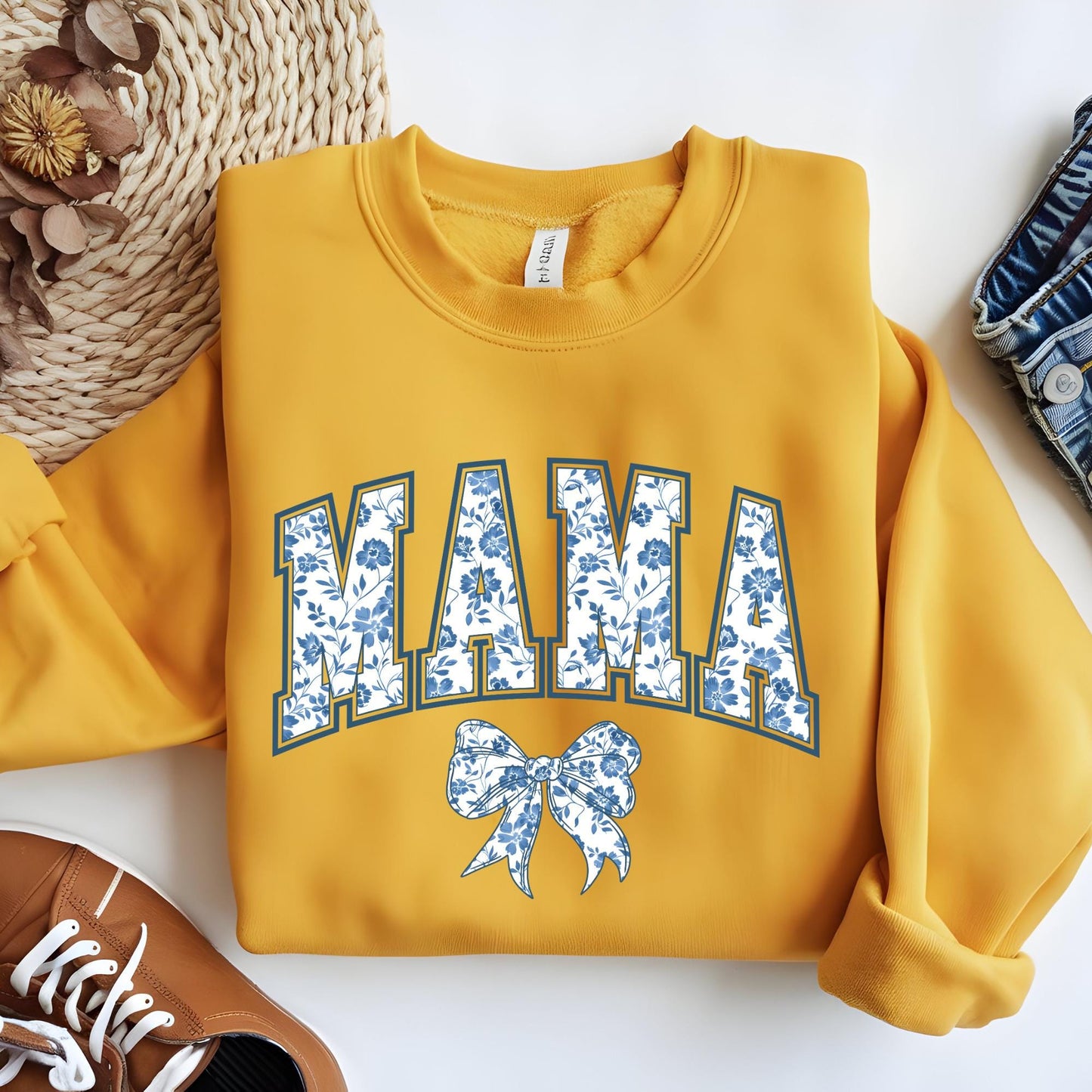 Toile Floral Mama Shirt, Pregnancy Announcement Boy, Mom Life Shirt, Cute Mom Mothers Day Gift, New Mom Tee