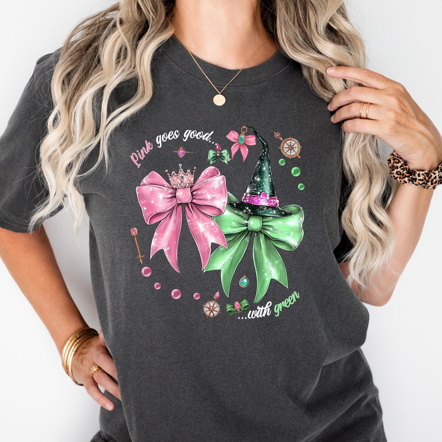 Comfort Colors® Wicked Bow Shirt, Wizard of Oz Magic Coquette Tee