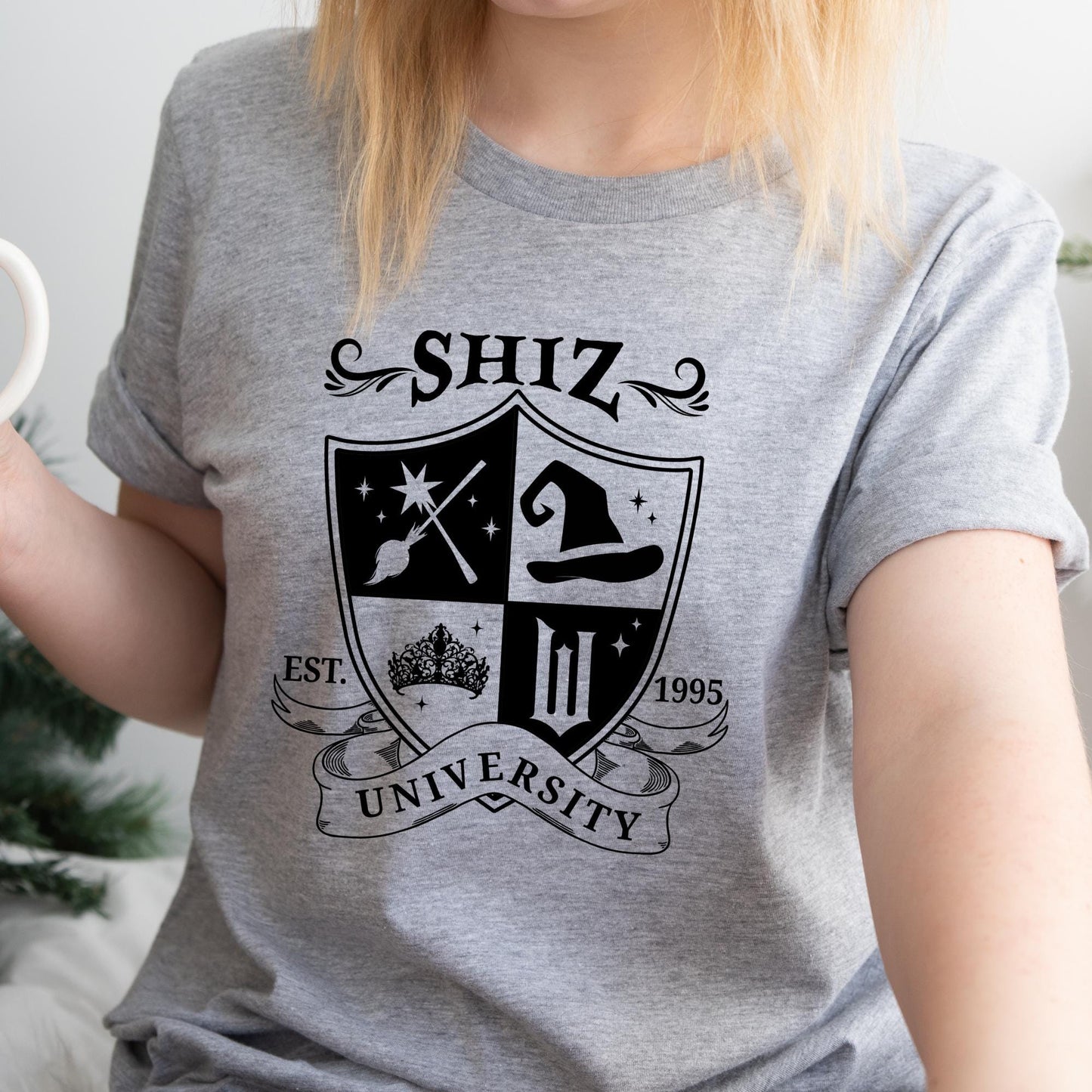 Shiz University Est 1995 Shirt, Defy Gravity Broomstick Magic Wand T-shirt, Wizard Tee