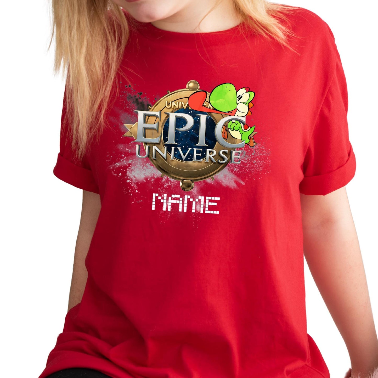 Epic Universe Family Matching Shirt, Custom Mario Birthday Tee, Personalized Epic Universe Tshirt