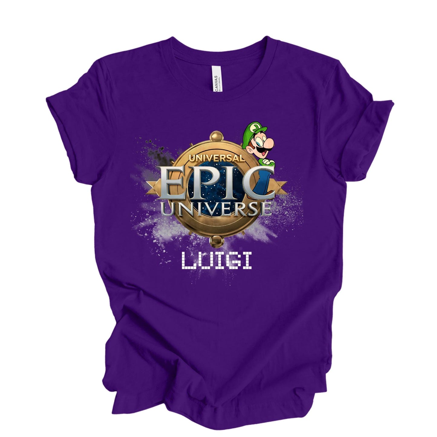 Epic Universe Family Matching Shirt, Custom Mario Birthday Tee, Personalized Epic Universe Tshirt