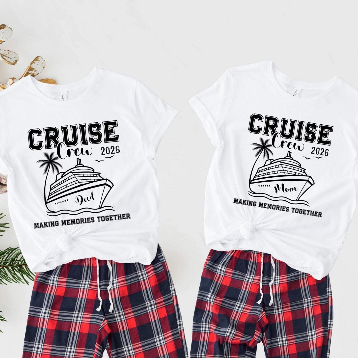 Custom Family Cruise Trip Shirt: Matching Vacation 2026 Making Memories Together Tees