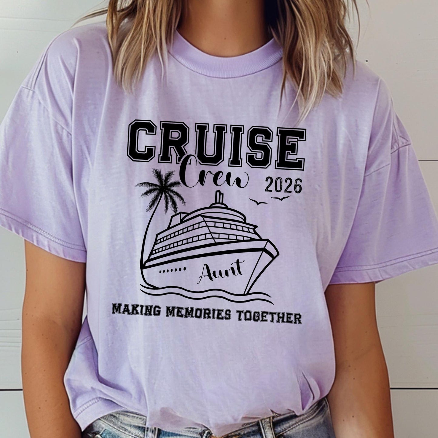 Comfort Colors® Cruise Crew Shirt, Making Memories Together 2026 Vacation Tee