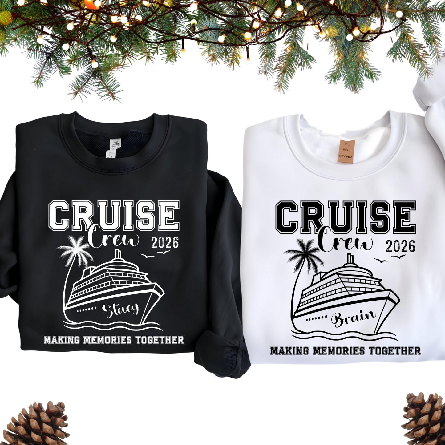 Cruise Crew Sweatshirt, Funny Cruise Sweat, Custom Family Cruise Hoodie, Matching Cruise Shirt