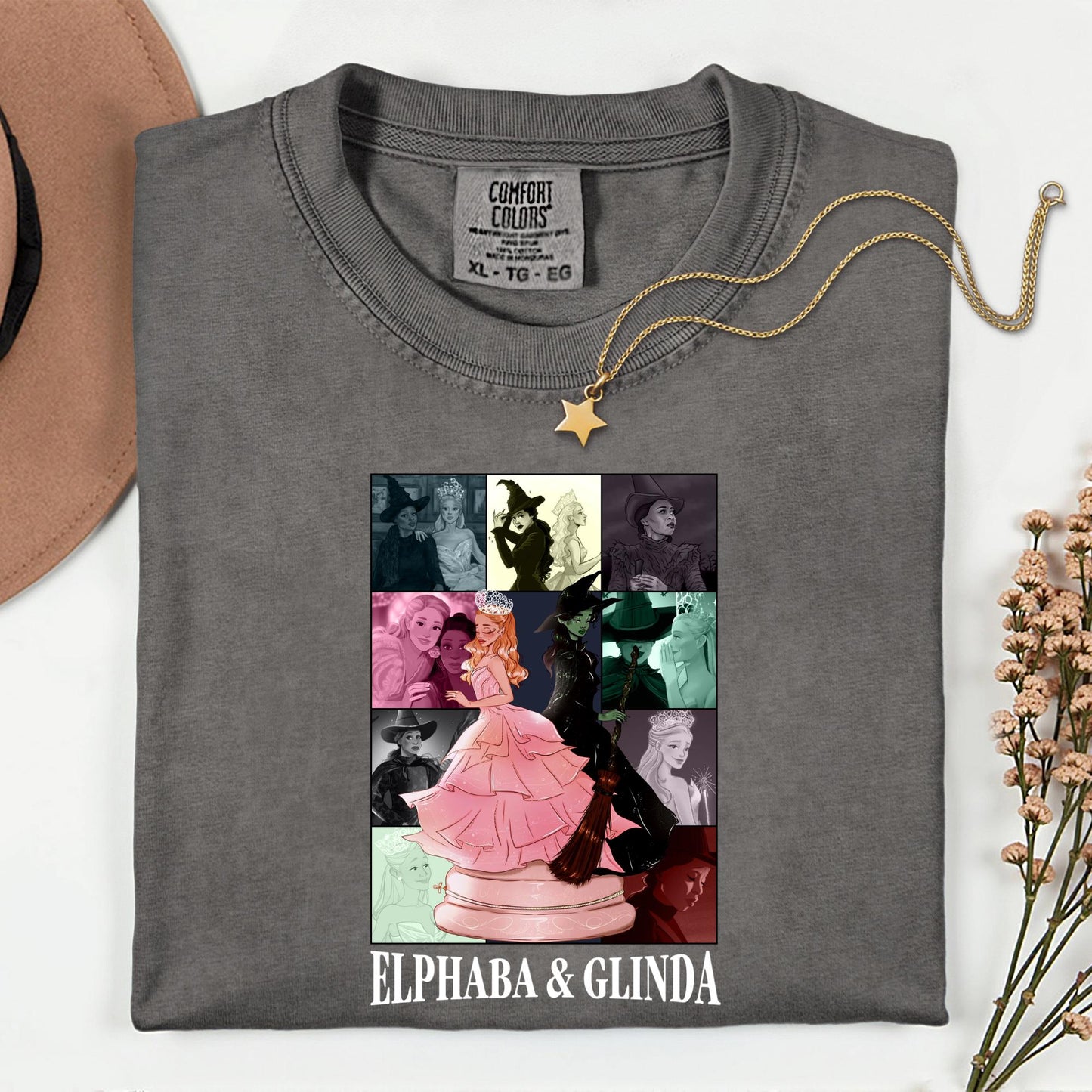 Comfort Colors® Wicked Elphaba Glinda Shirt, Change For Good Tee, Wizard Movie Fan Shirts, Wicked Musical Fans Gift