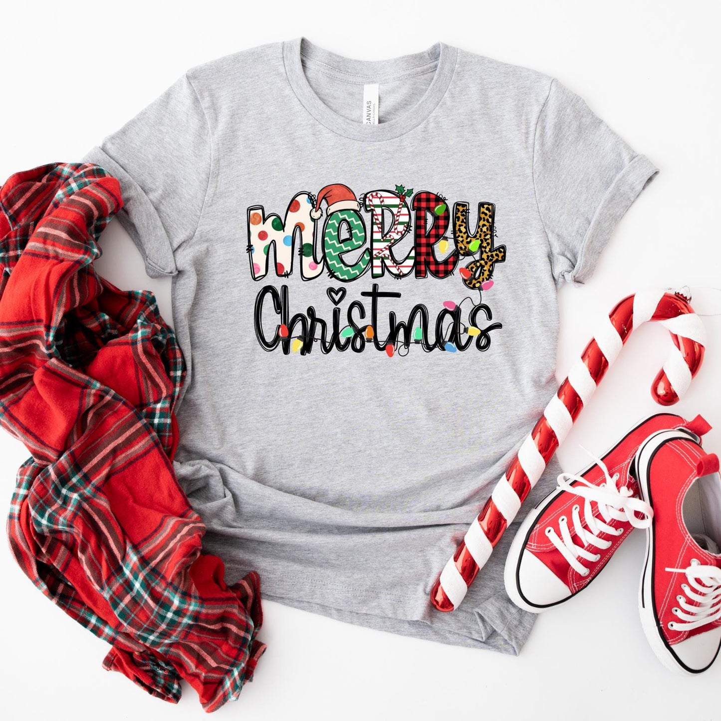 Merry Christmas Shirt, Cute Holiday T Shirt, Festive Graphic Tee, Unisex Christmas Outfit, Fun Xmas Gift