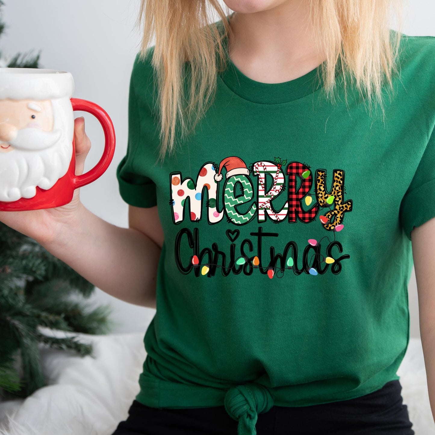 Merry Christmas Shirt, Cute Holiday T Shirt, Festive Graphic Tee, Unisex Christmas Outfit, Fun Xmas Gift