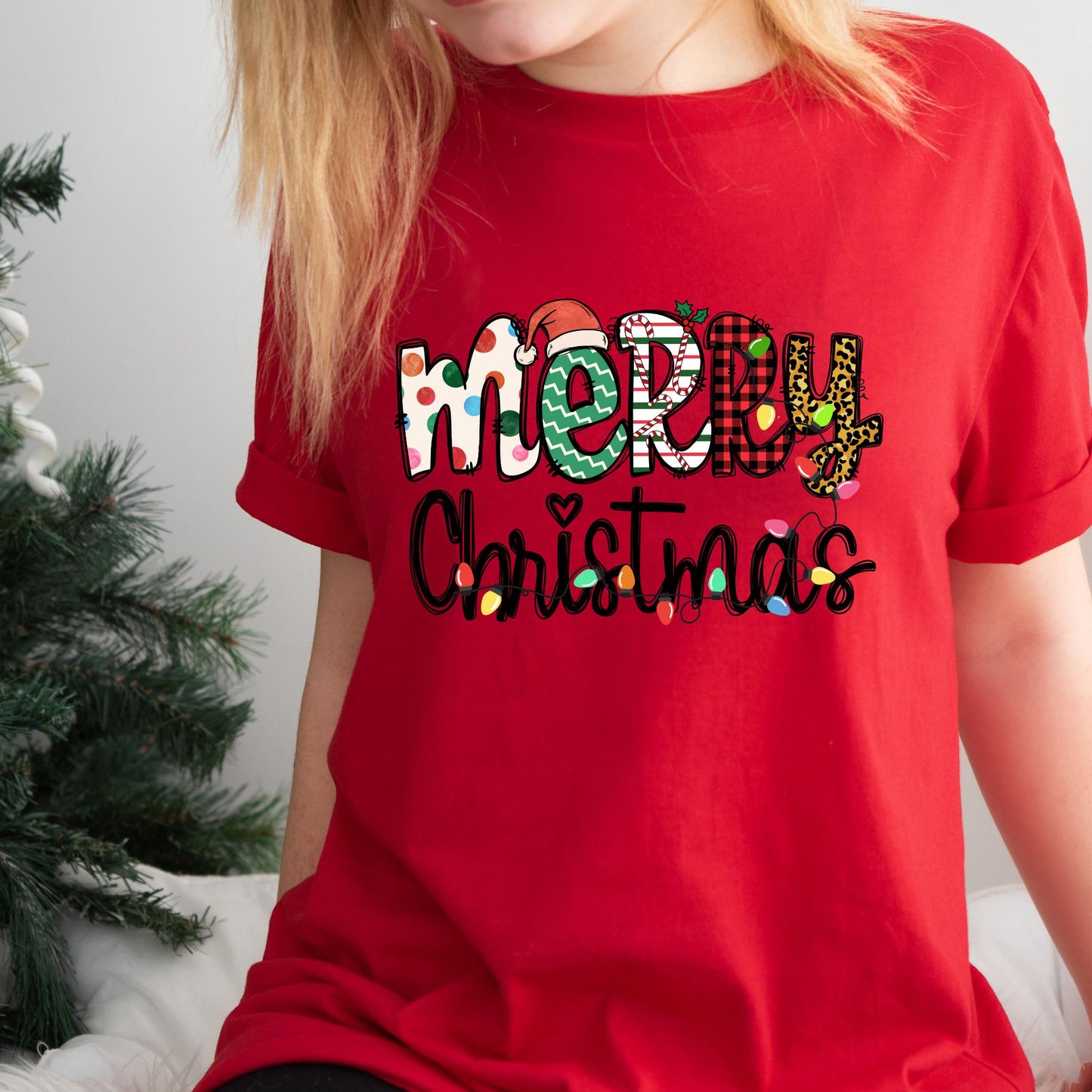 Merry Christmas Shirt, Cute Holiday T Shirt, Festive Graphic Tee, Unisex Christmas Outfit, Fun Xmas Gift