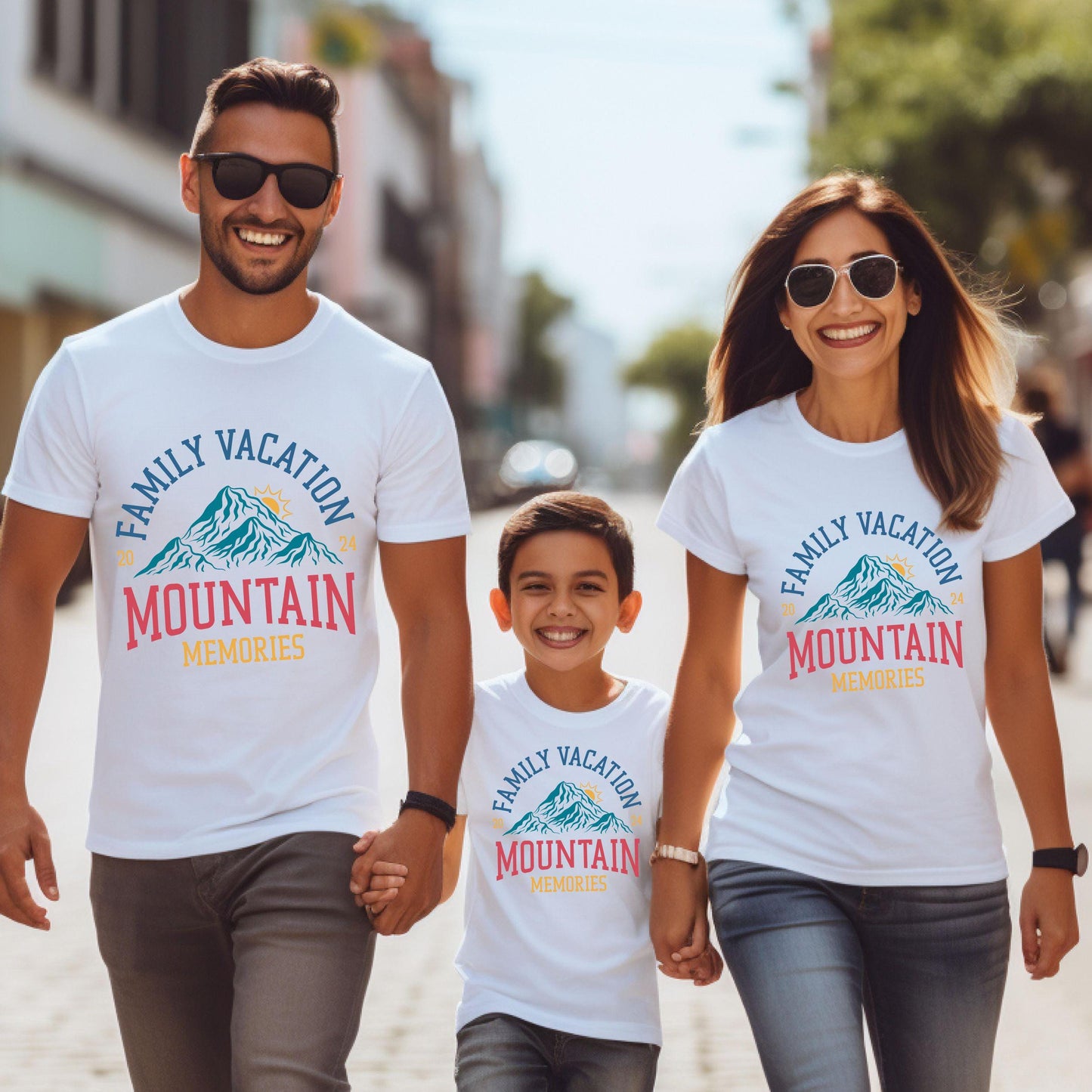 Family Vacation Shirts, Matching Family Tees, Mountain Memories T Shirt, Family Trip Outfit, Custom Family Tee