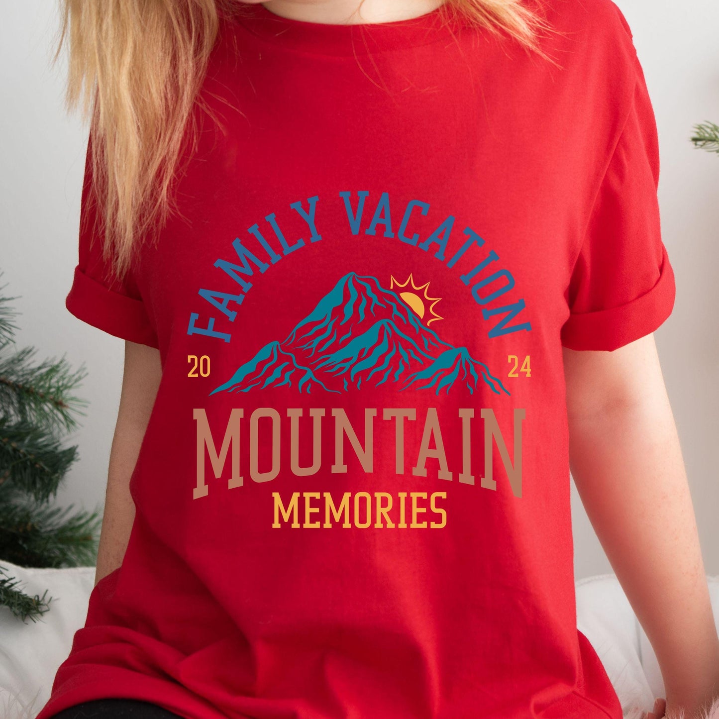 Family Vacation Shirts, Matching Family Tees, Mountain Memories T Shirt, Family Trip Outfit, Custom Family Tee