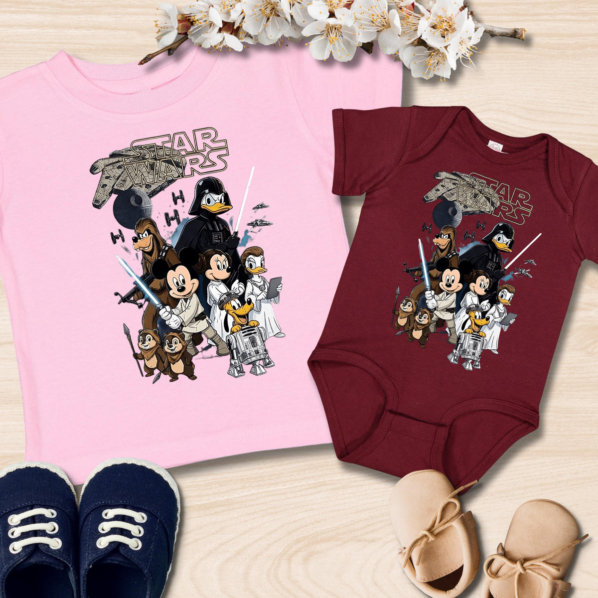 Star Wars Family Matching Shirts, Space Hero Family Tee, Mom Dad Kids Outfit, Matching Family Shirts, Cartoon Space Shirt