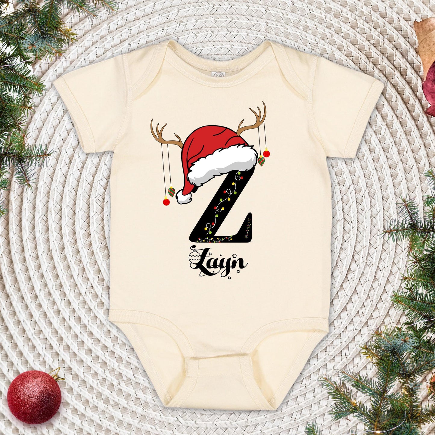 Custom Name Letter Christmas Group Party Shirt Personalized Gift For Best Friend Cousin Crew Christmas Gift