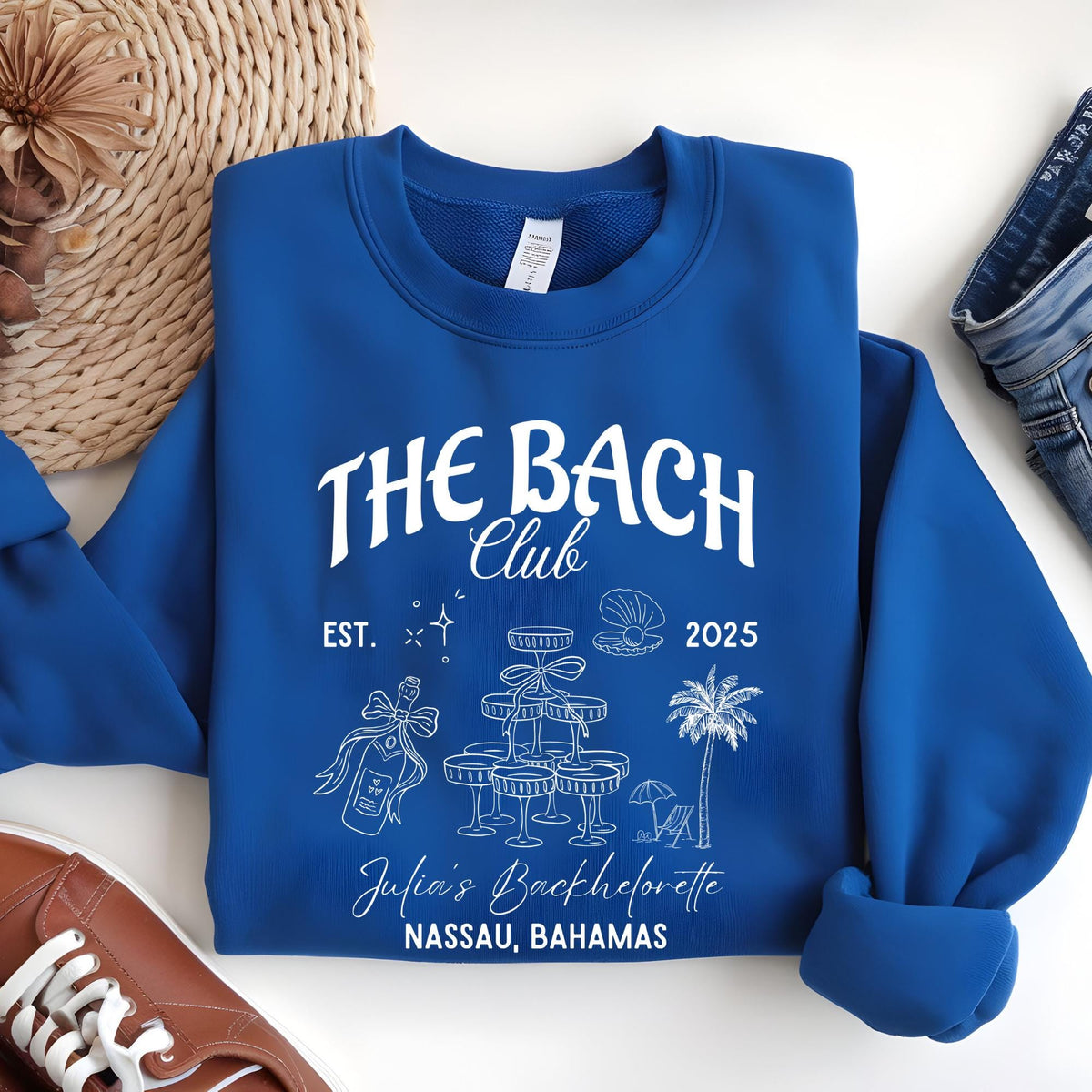 Personalized Bachelorette Party Bach Social Club Sweatshirt