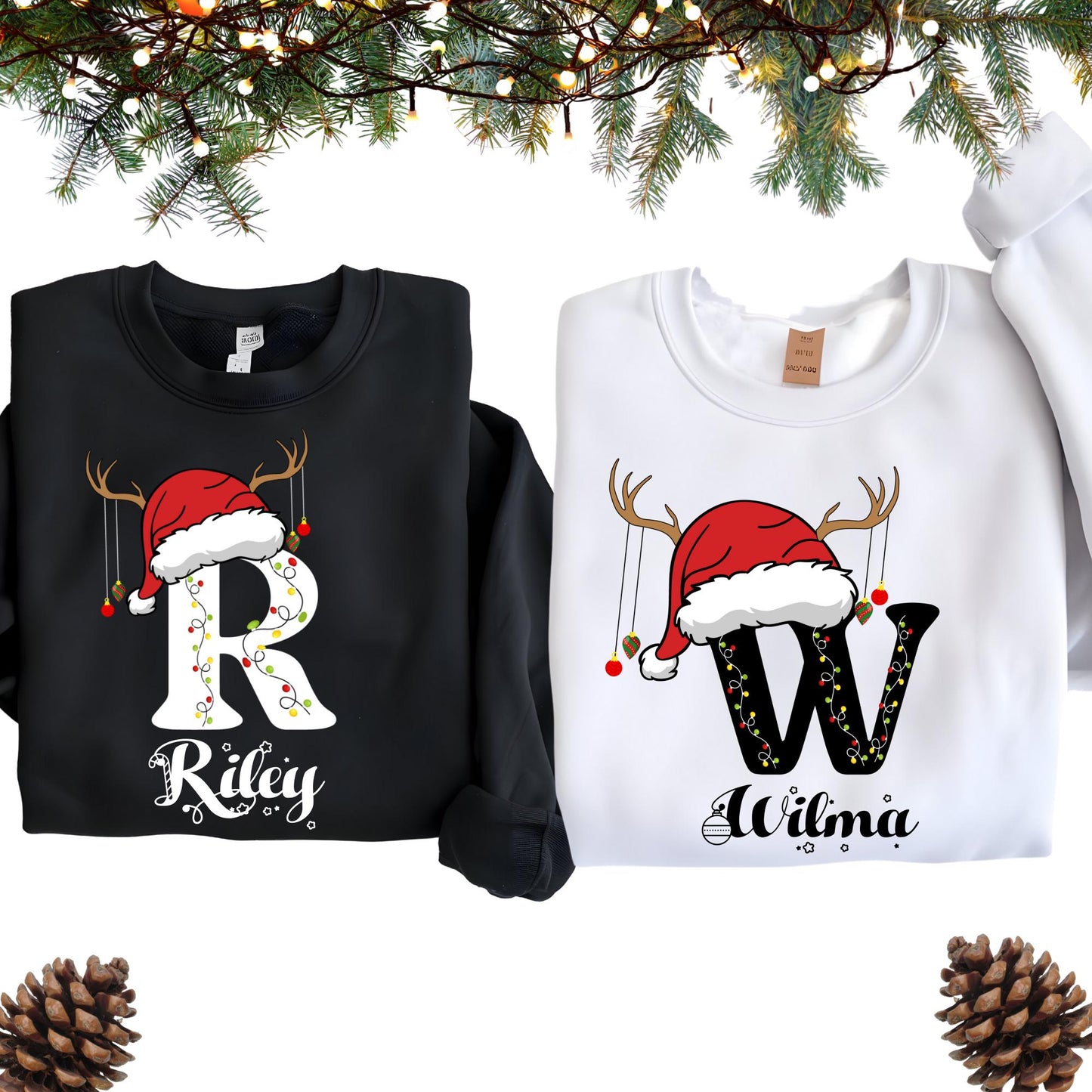 Custom Christmas Family Name 2025 Sweatshirt, Xmas Sweat, Christmas Matching Pajamas, Personalized Christmas Hoodie