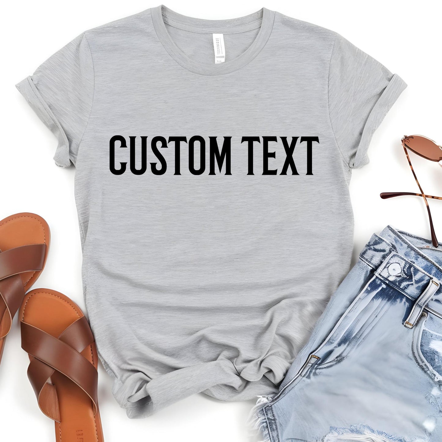 Custom Text Shirts, Personalized Event Shirt, Wholesale Business Logo T-Shirt, Special Event Tee