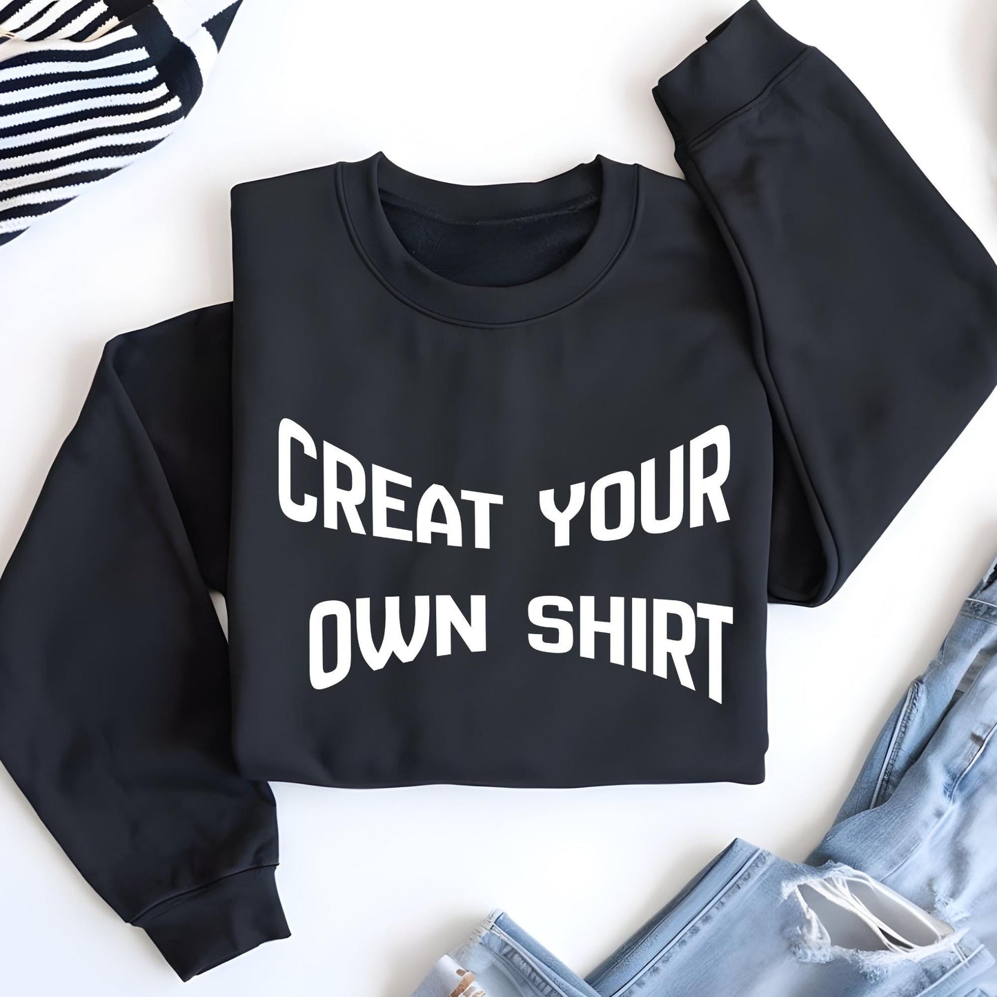 Custom Text Sweatshirt, Personalized Writing Saying Sweat, Custom Logo Sweatshirt, Make Your Own Hoodie