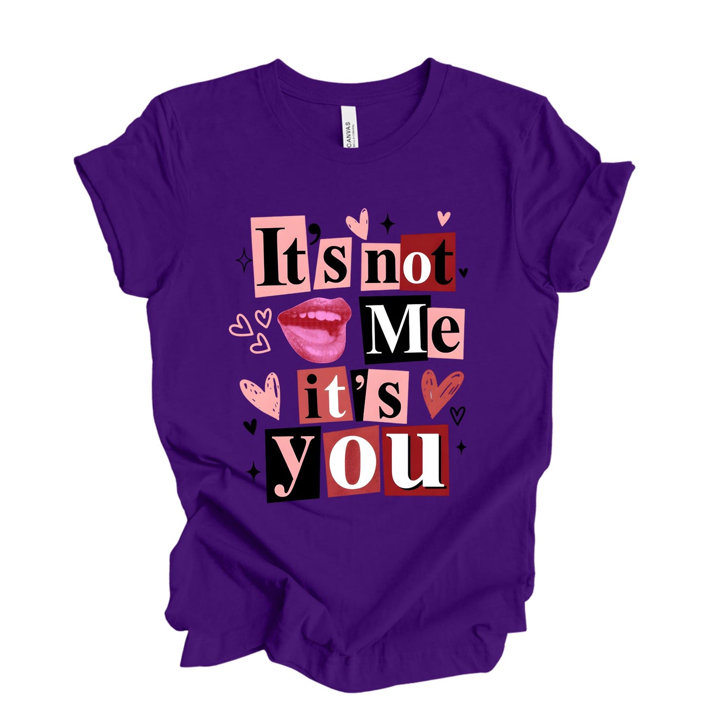 Funny Valentine's Day Shirt It's Not Me It's You Sarcastic Anti Valentine Tee Outfit