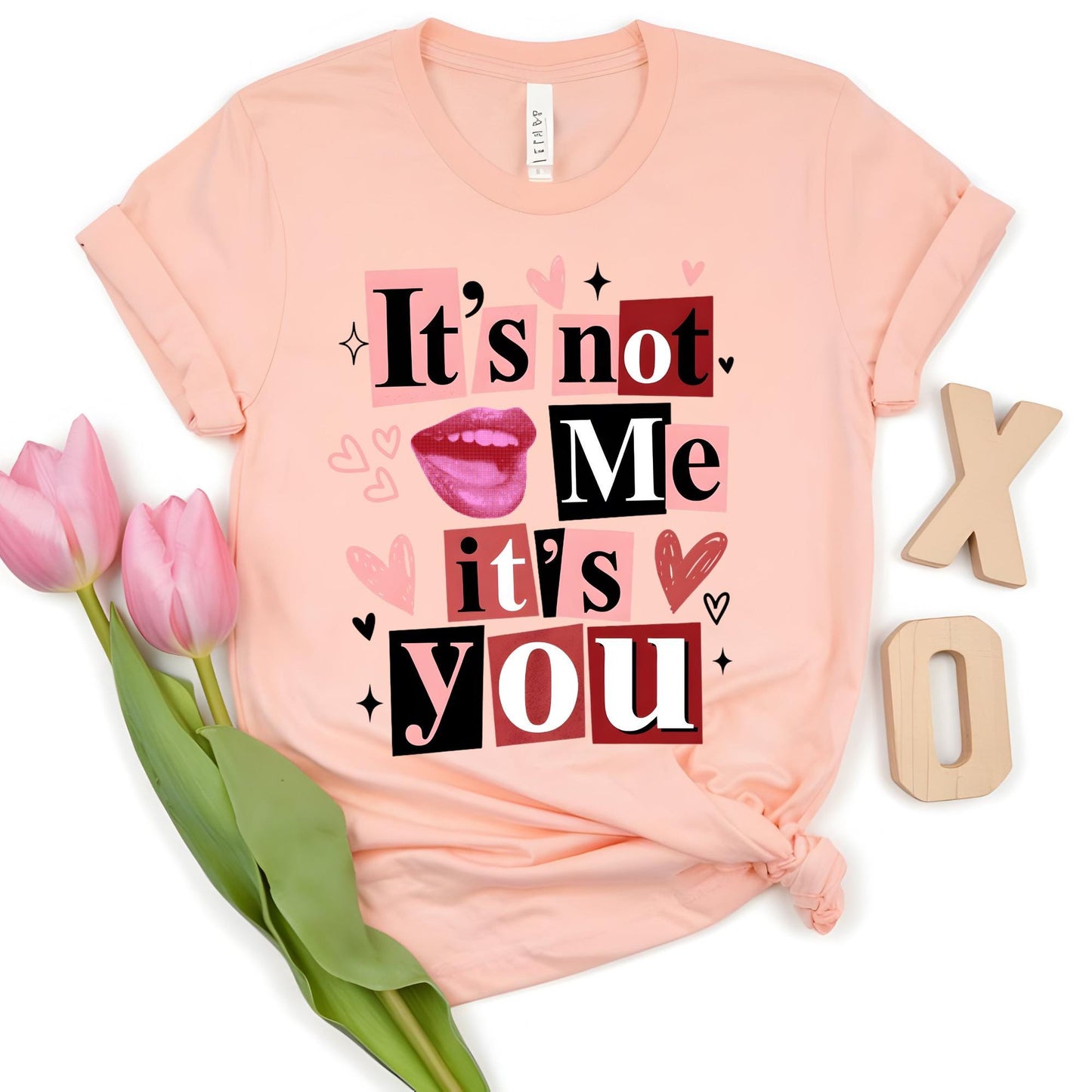 Funny Valentine's Day Shirt It's Not Me It's You Sarcastic Anti Valentine Tee Outfit