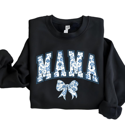 Toile Floral Mama Shirt, Pregnancy Announcement Boy, Mom Life Shirt, Cute Mom Mothers Day Gift, New Mom Tee