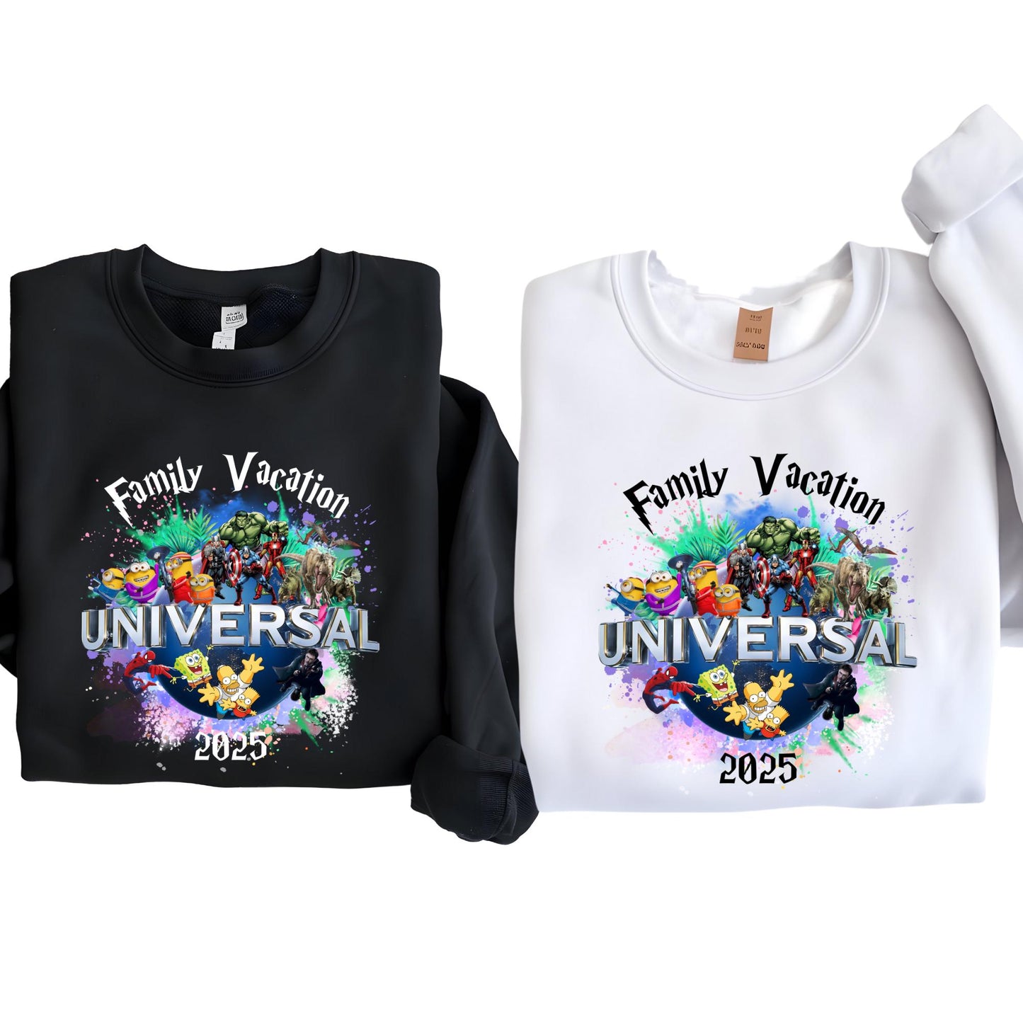 Personalized Universal Studios Family Vacation Sweatshirt, Holiday Group Trip 2026 Hoodie