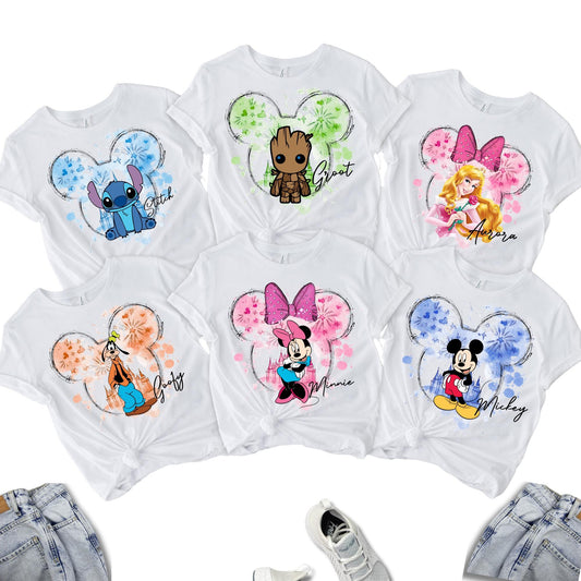 Disney All Characters Shirt, Princess Tee, Mickey Friends Shirts, Disneyland Family Matching Tshirt