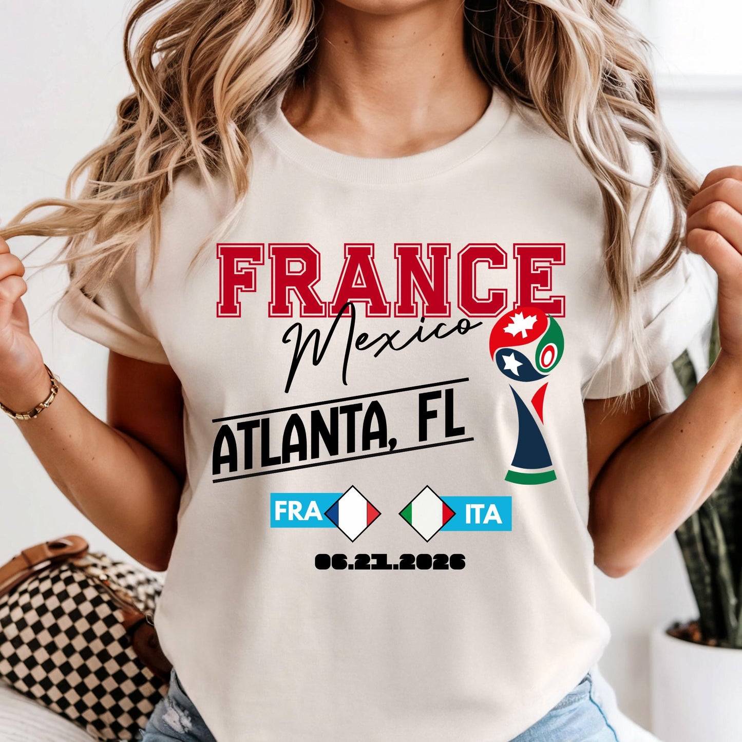 Comfort Colors® Custom World Cup 2026 Shirt, Personalized United States Canada Mexico Long Sleeve Shirts