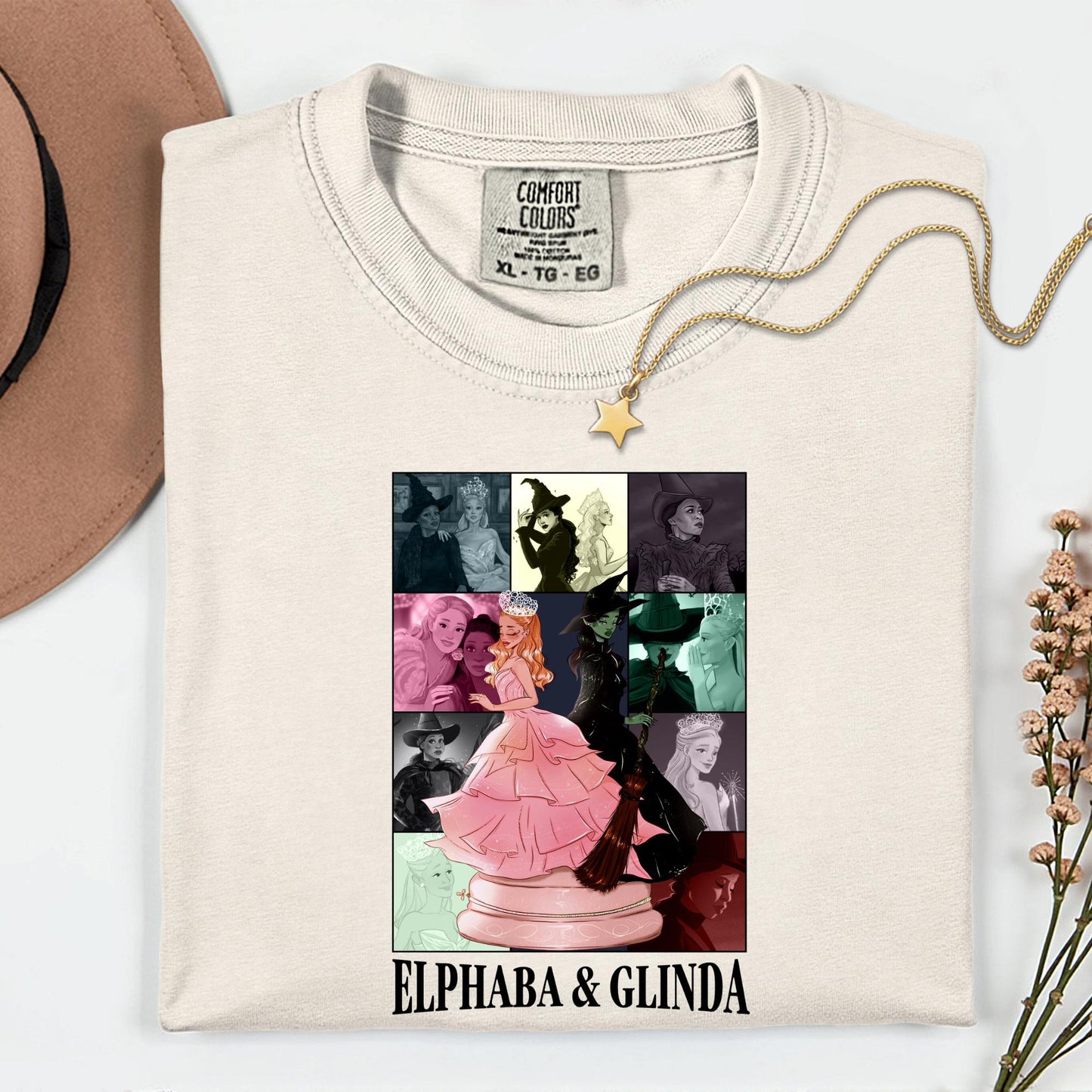 Comfort Colors® Wicked Elphaba Glinda Shirt, Change For Good Tee, Wizard Movie Fan Shirts, Wicked Musical Fans Gift