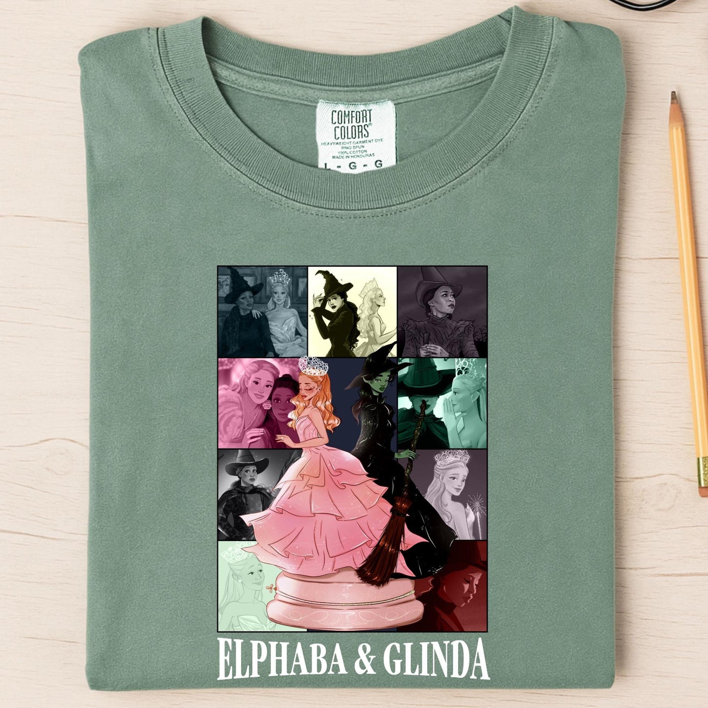 Comfort Colors® Wicked Elphaba Glinda Shirt, Change For Good Tee, Wizard Movie Fan Shirts, Wicked Musical Fans Gift
