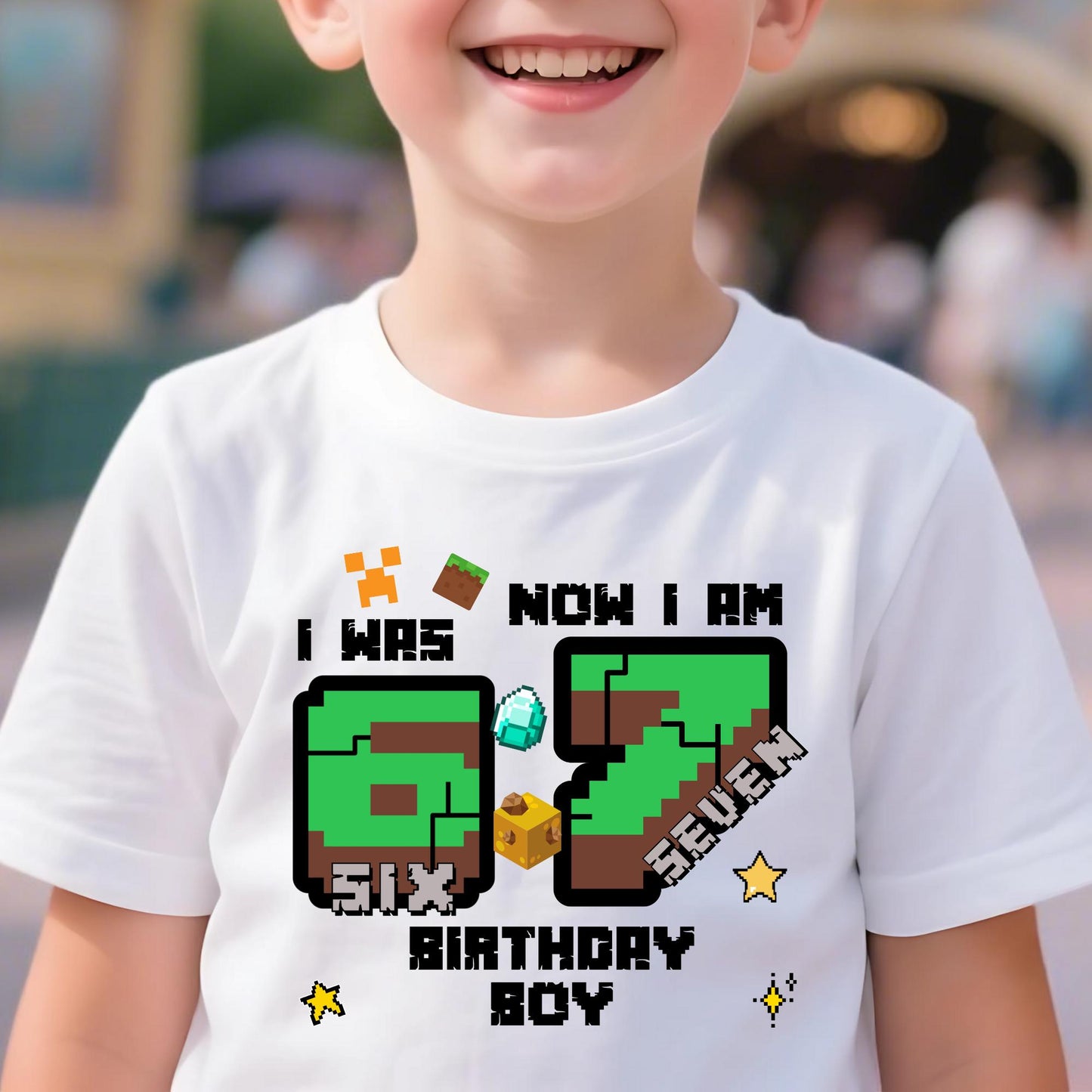 Custom Six Seven Game Kids Shirt, Family Matching 6 7 Gamer Birthday Squad Tshirt, 67 Meme Gift