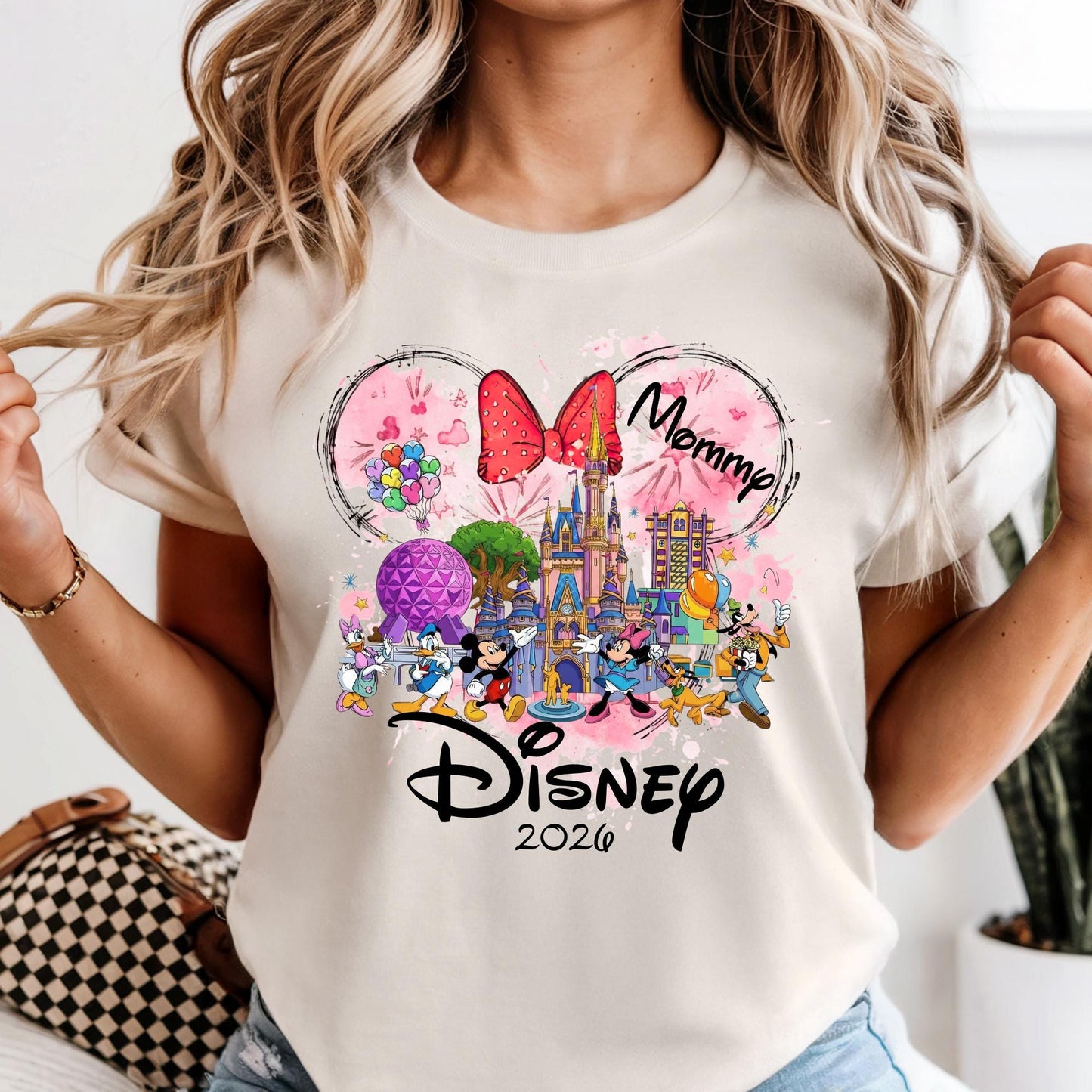 Comfort Colors® Custom Disneyworld Family Trip Shirt, Epcot Family Vacation Shirts, Personalized Universal Tee, Minnie & Mickey Shirt