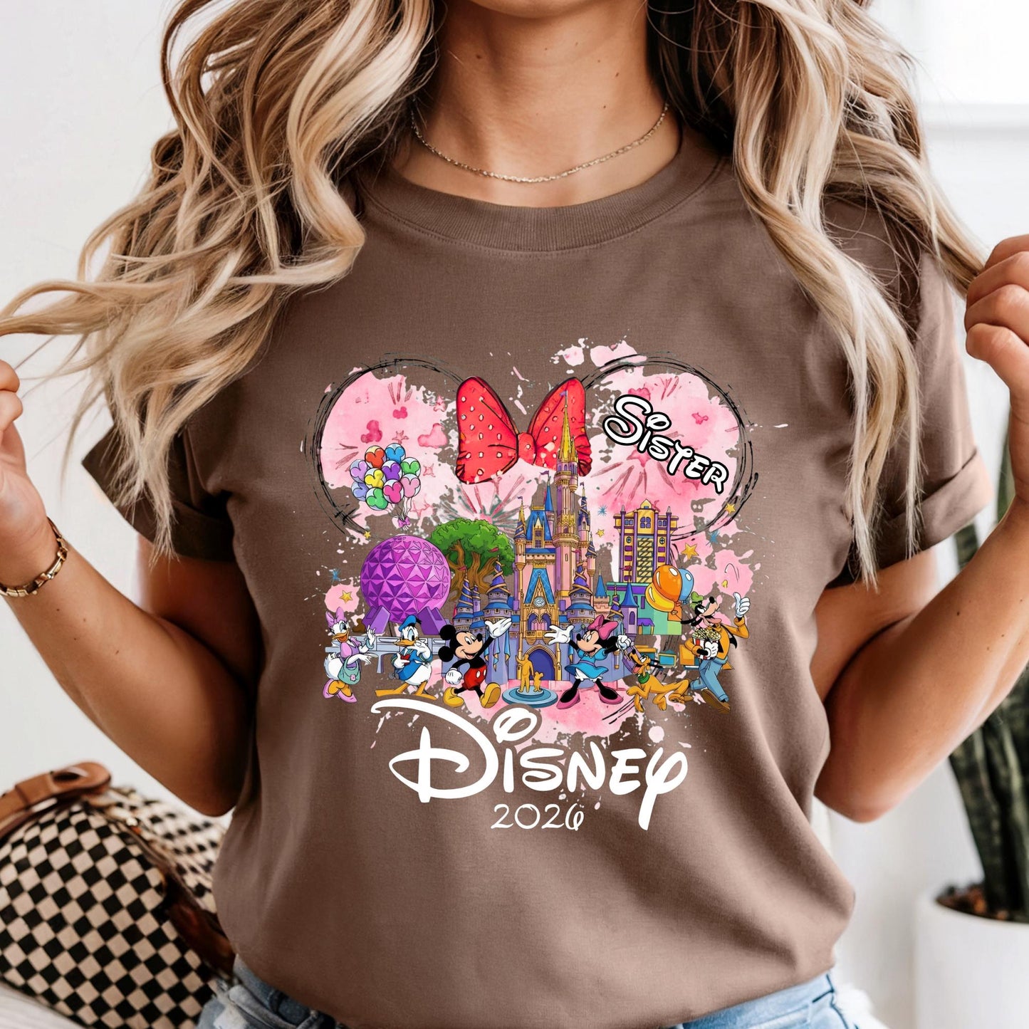 Comfort Colors® Custom Disneyworld Family Trip Shirt, Epcot Family Vacation Shirts, Personalized Universal Tee, Minnie & Mickey Shirt